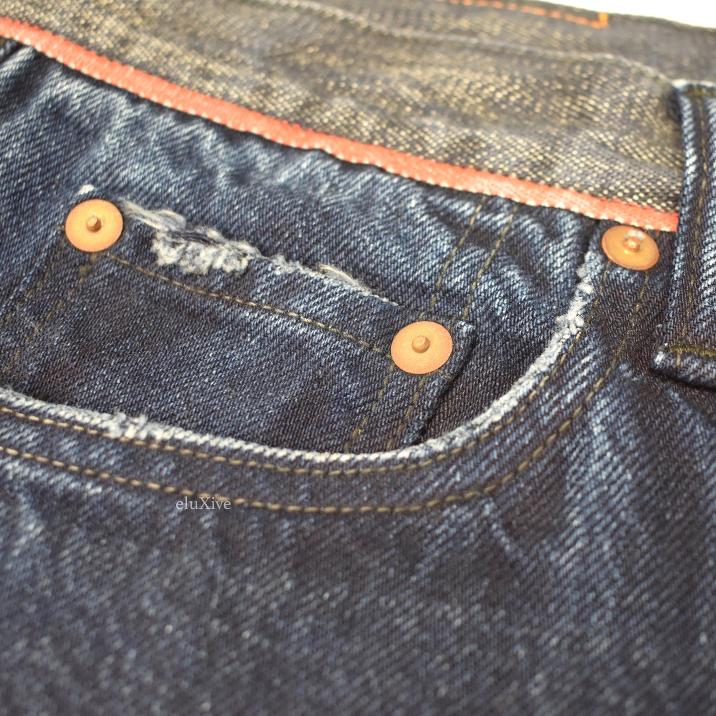 Kapital - Overdyed Blue Denim Jeans