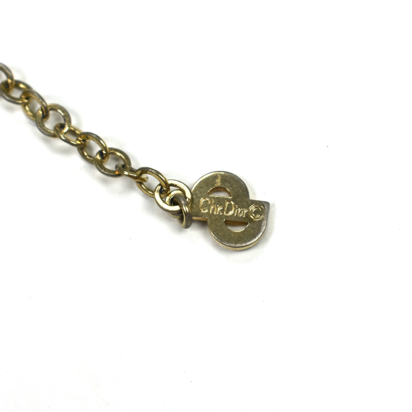 Dior - Vintage Leaf Pendant Chain Necklace