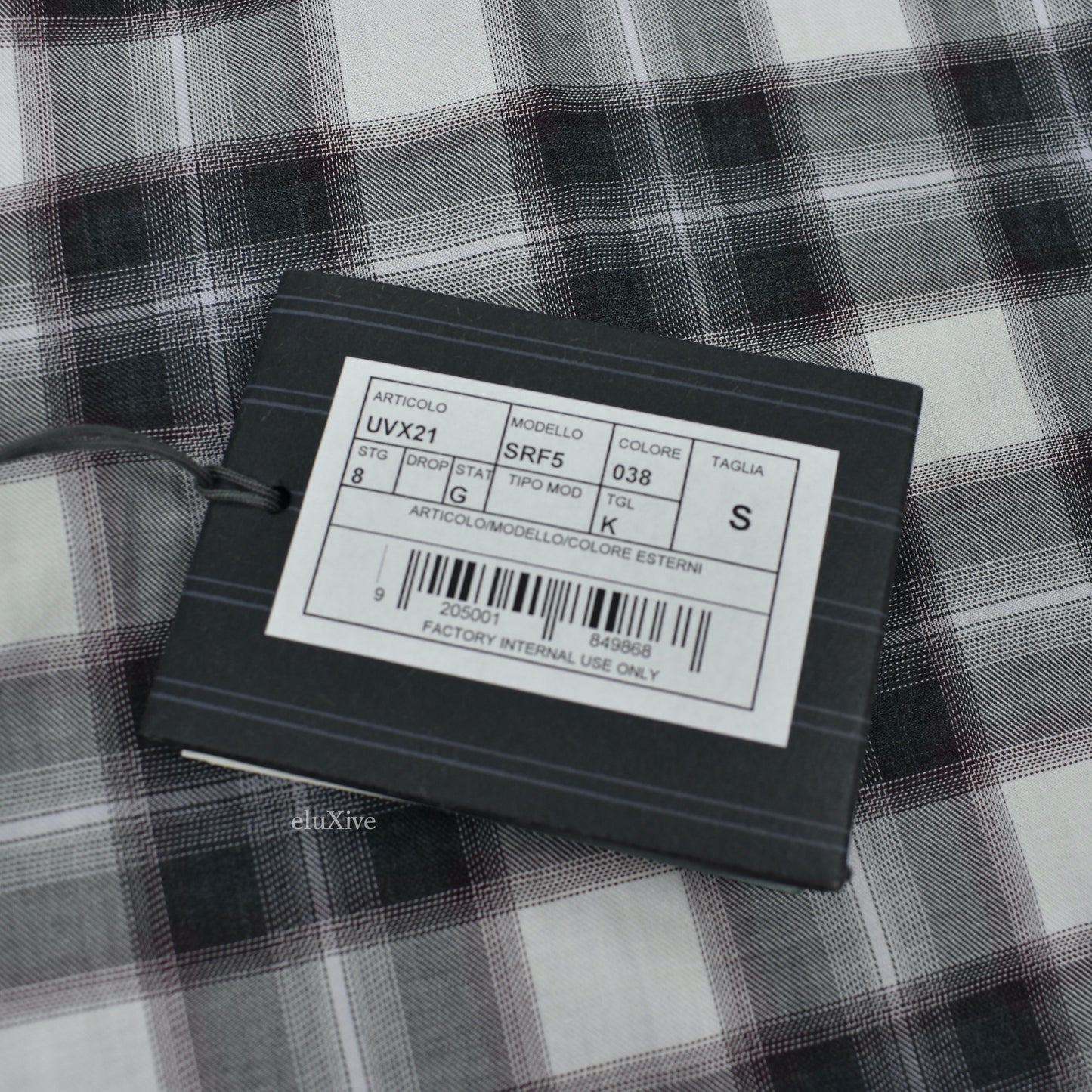 Ermenegildo Zegna - Purple & Gray Plaid Supima Cotton Shirt