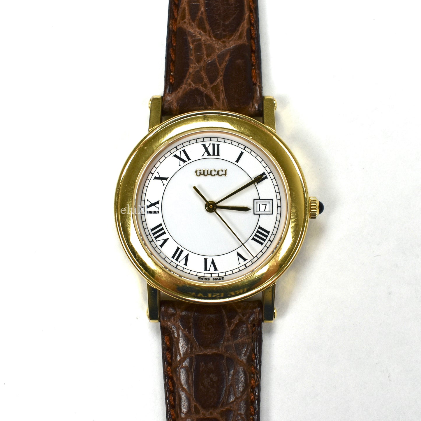 Gucci - 7200M Gold White Dial Watch