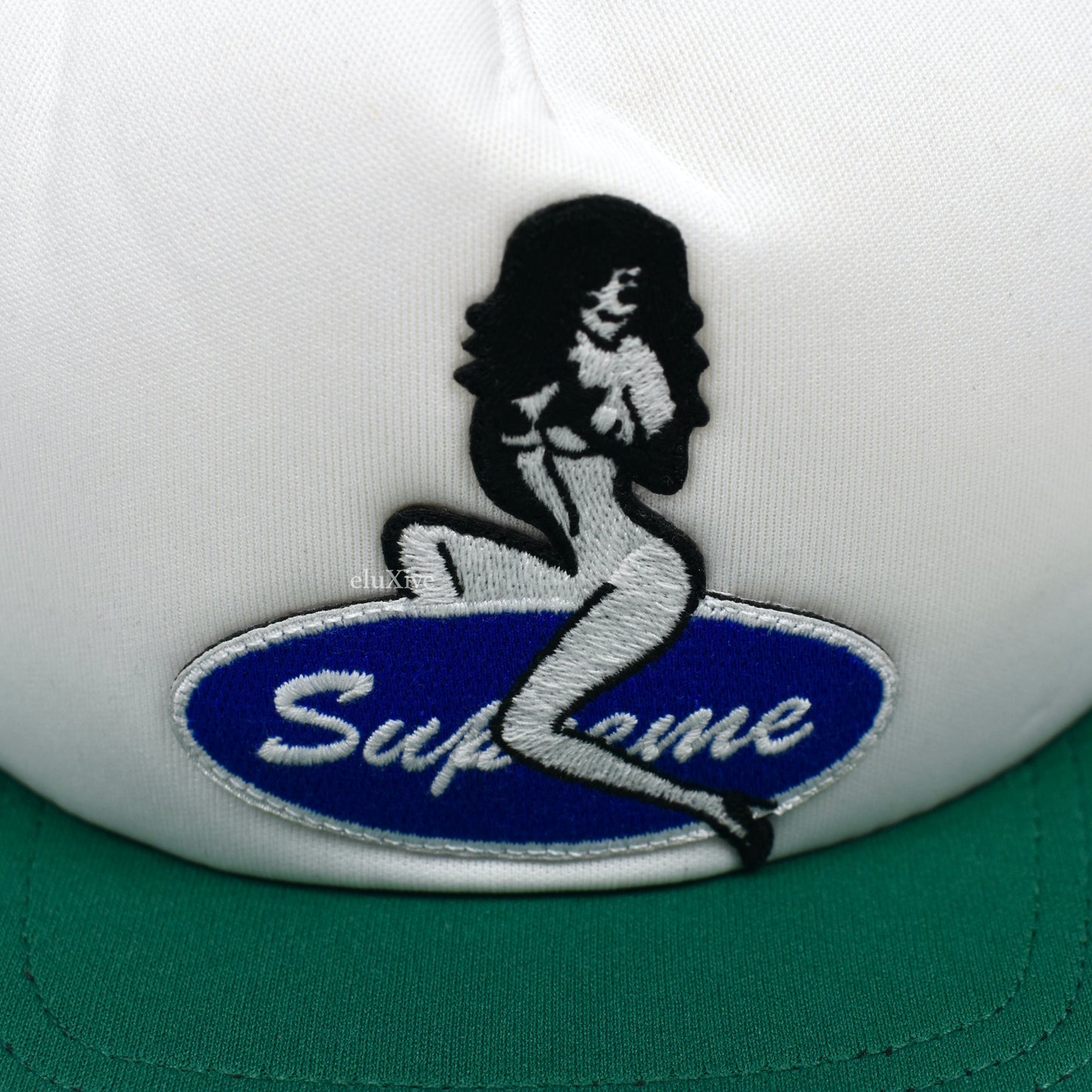 Supreme - Pinup Logo Trucker Hat (Green)