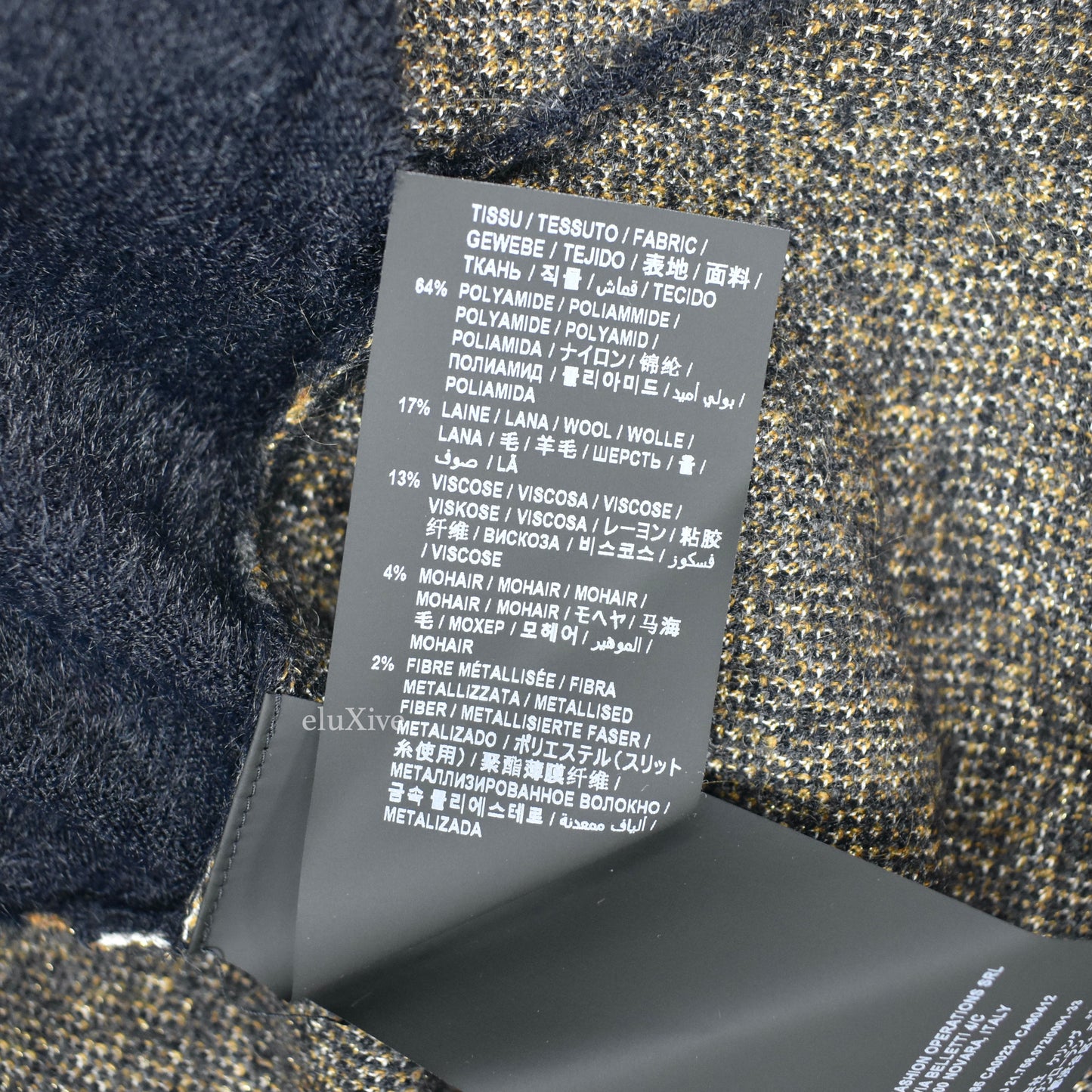 Saint Laurent - Abstract Tiger Jaquard Knit Kimono