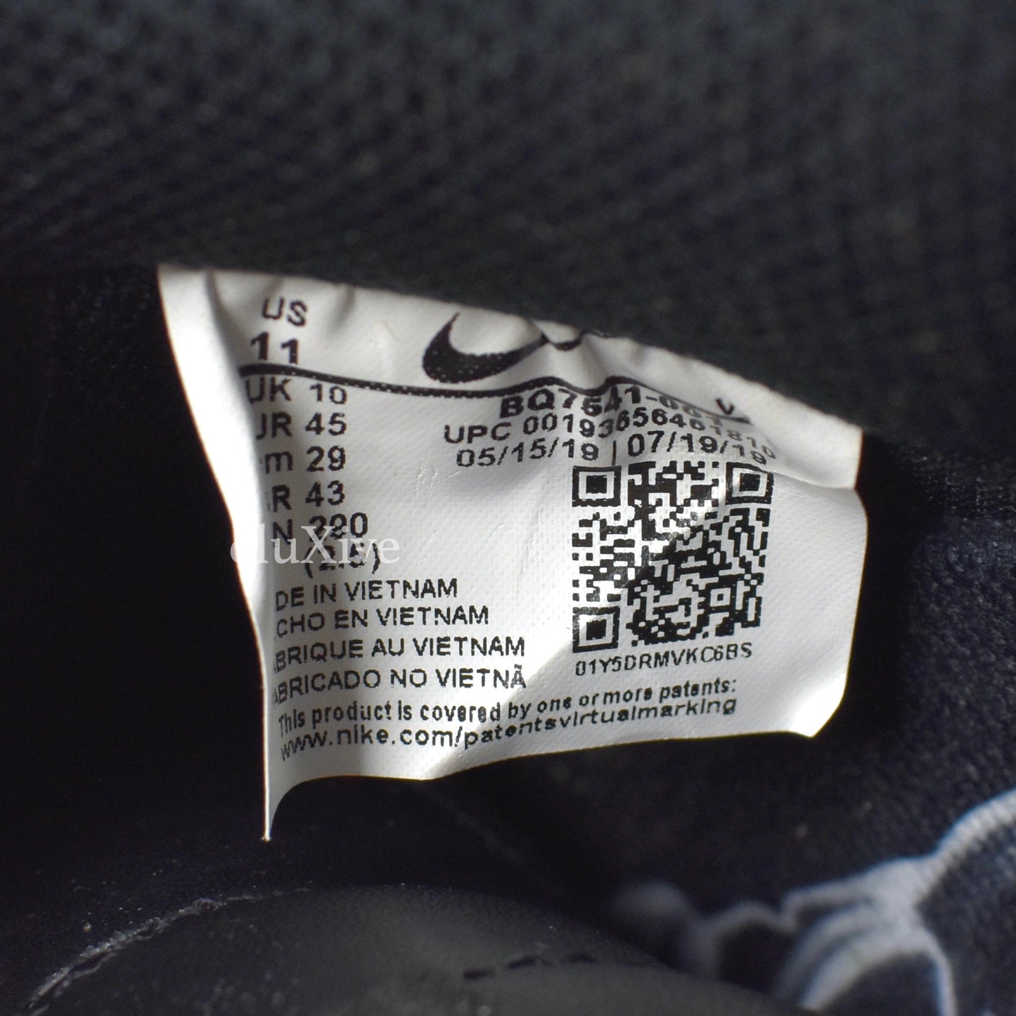 Nike - Air Force 1 '07 Skeleton QS 'Halloween' (Black)