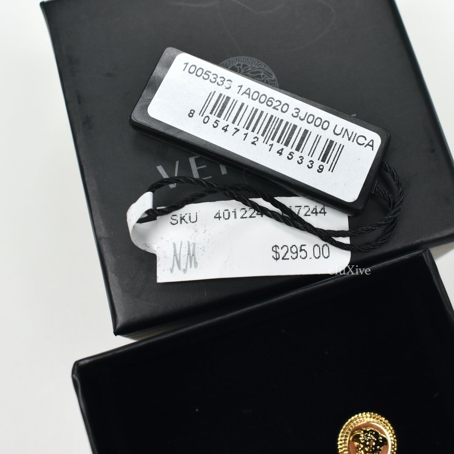 Versace - Gold Medusa Logo Stud Earrings