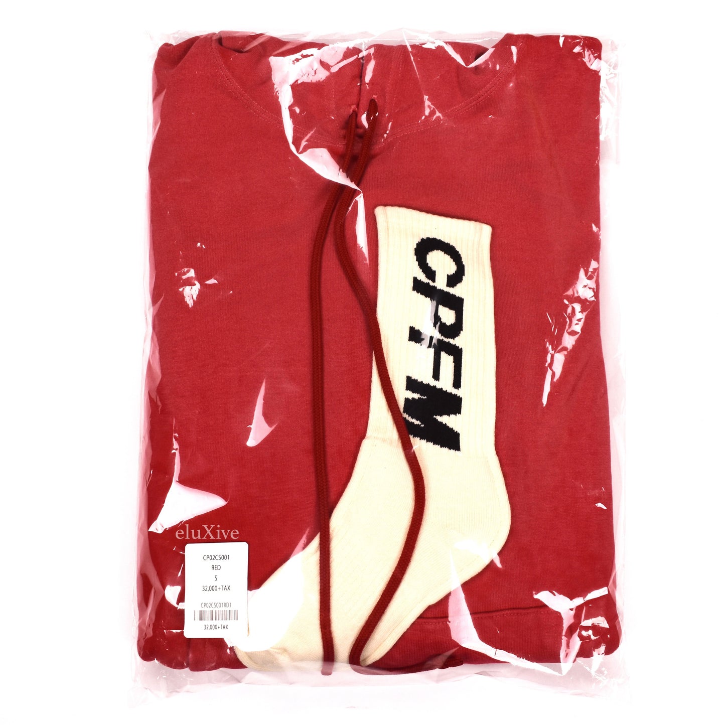Cactus Plant Flea Market - CPFM Sock Logo Hoodie (Red)