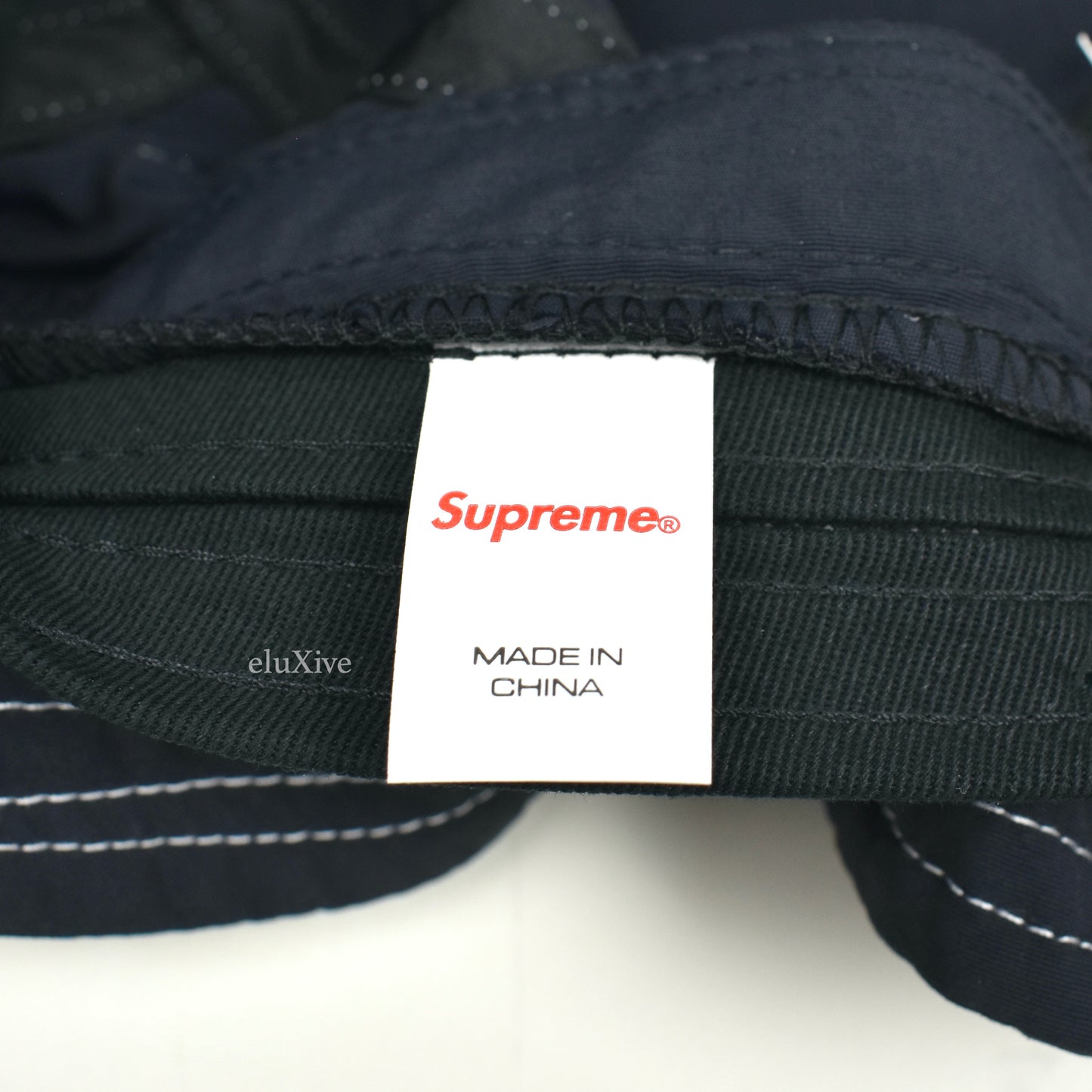 Supreme - Webbing Logo Bucket Hat / Crusher (Black)
