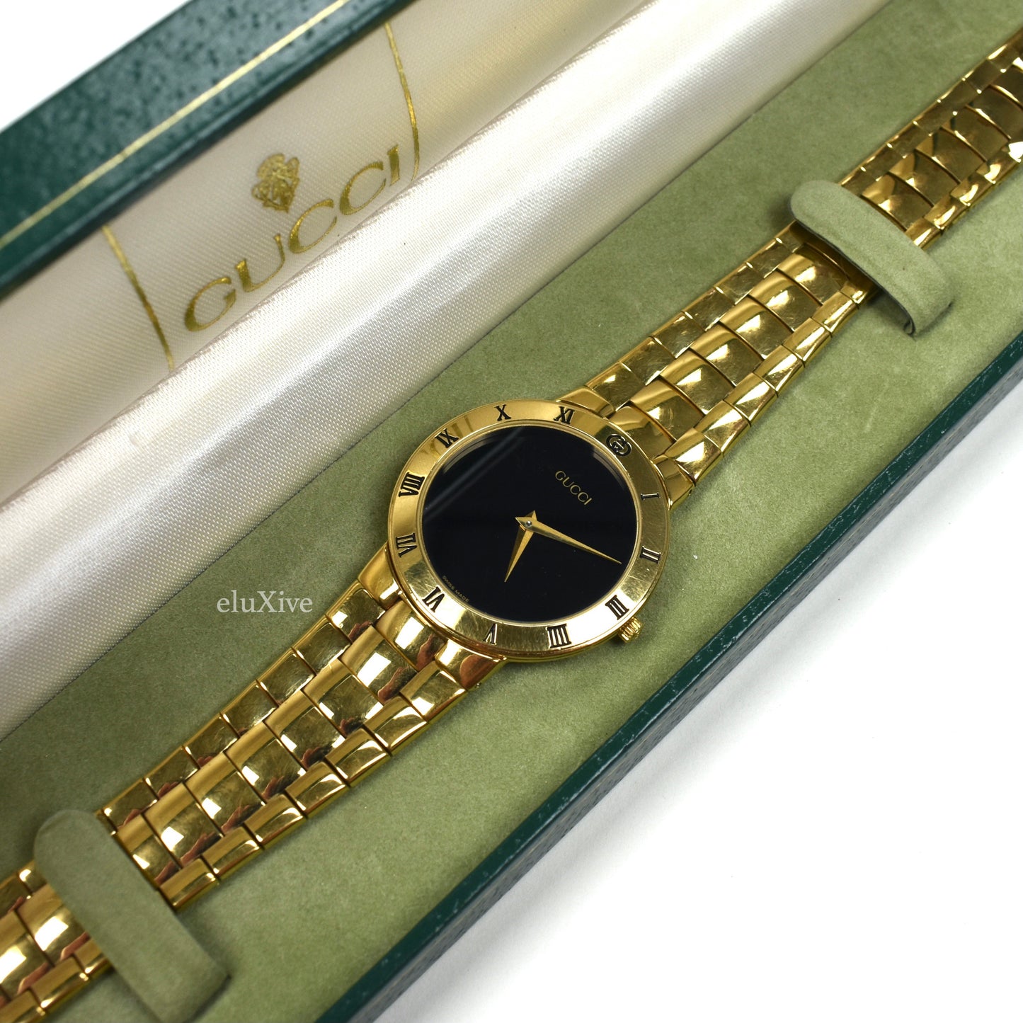 Gucci - 3300M Gold/Black Watch (1994)