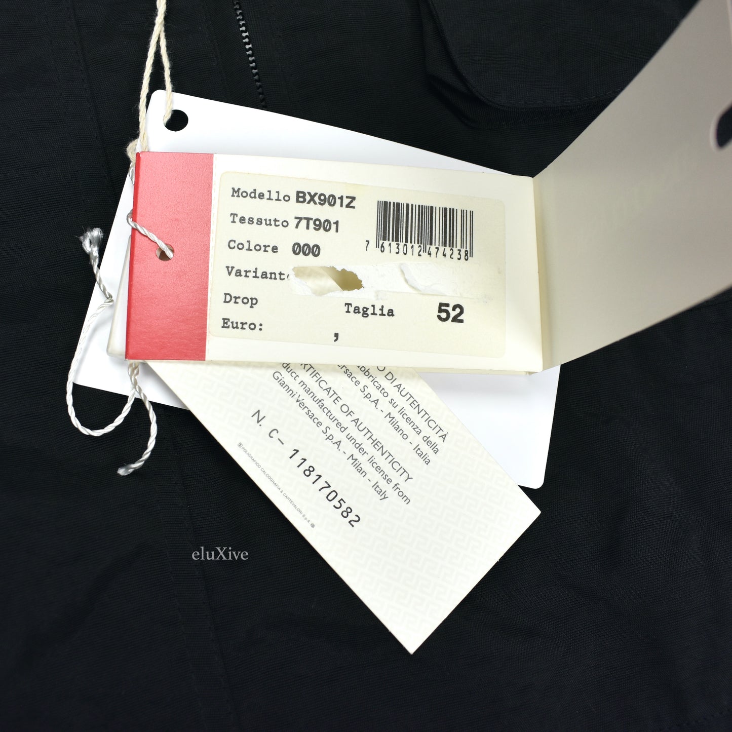 Versace Classic - Black Waterproof Field Jacket