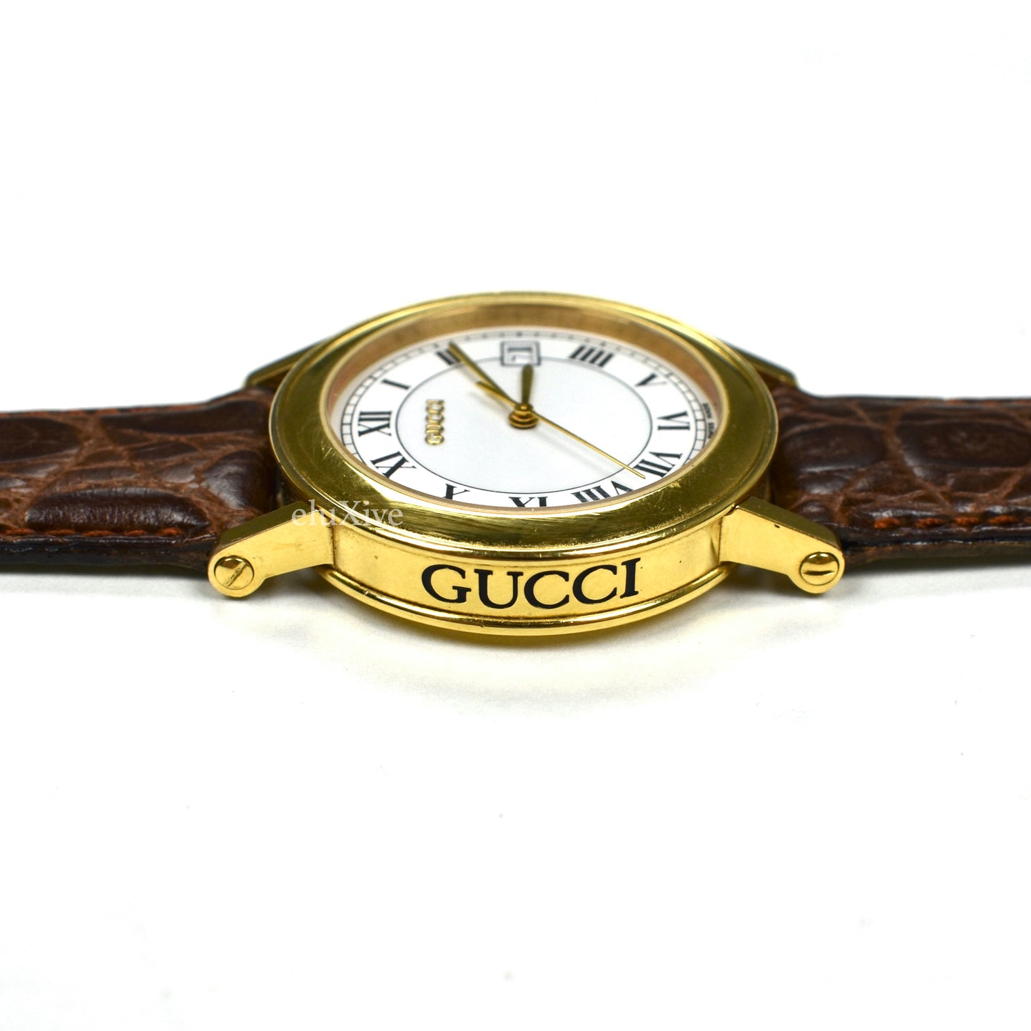 Gucci - 7200M Gold White Dial Watch