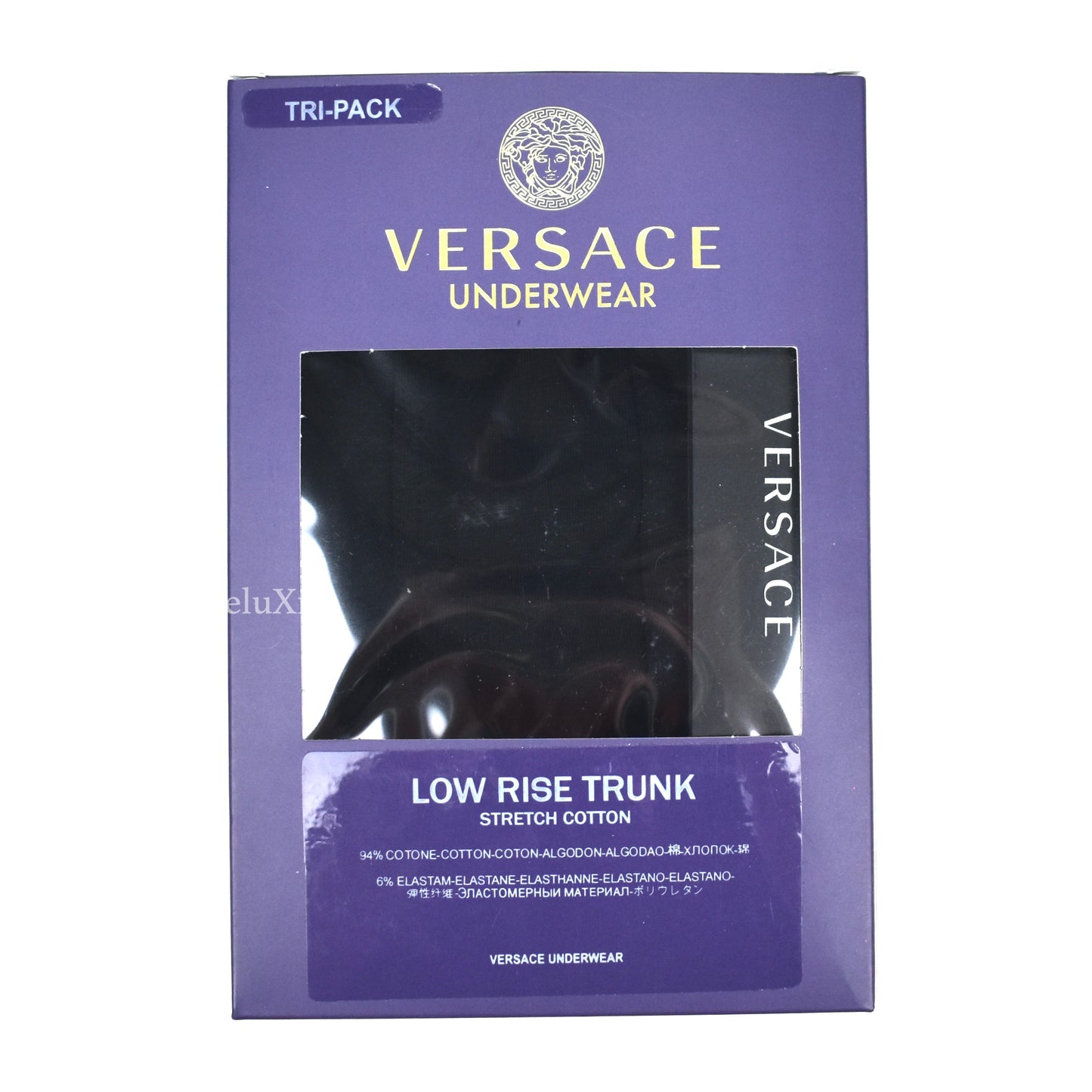 Versace - Black Logo Boxer Briefs (3-Pack)