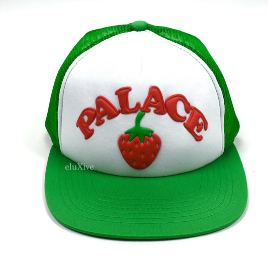 Palace - Strawberry Logo Trucker Hat (Green)