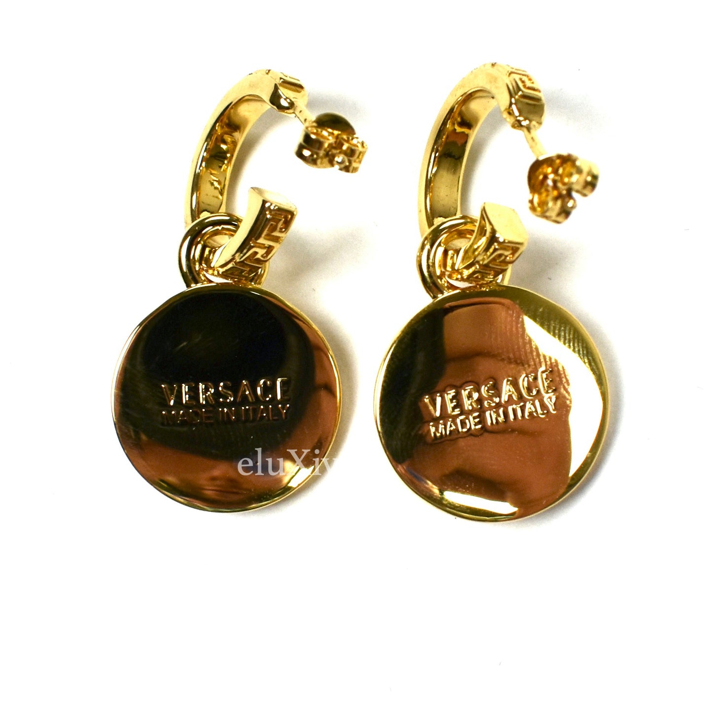 Versace - Gold Crystal Medusa Earrings