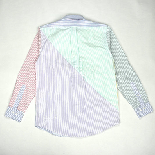 Brooks Brothers - Patchwork Oxford Striped Button Down Fun Shirt
