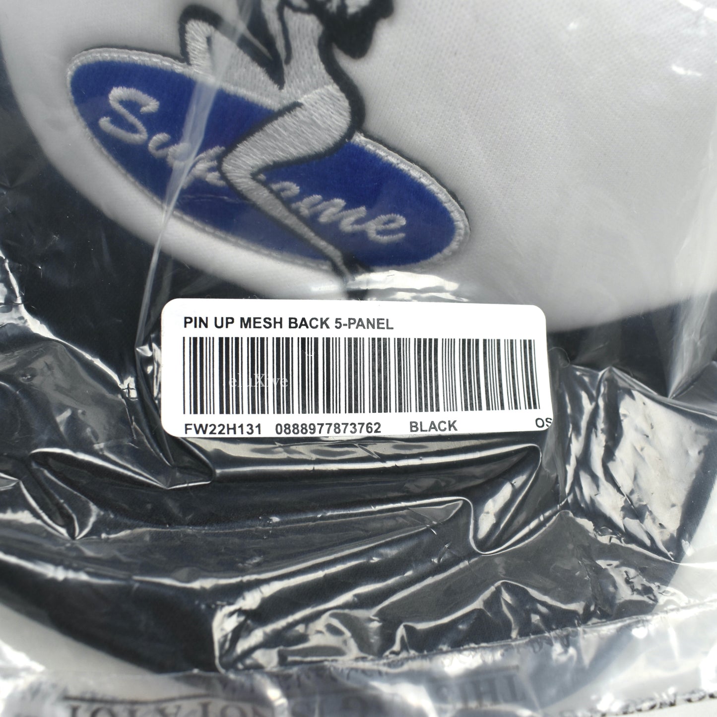 Supreme - Pinup Logo Trucker Hat (Black)