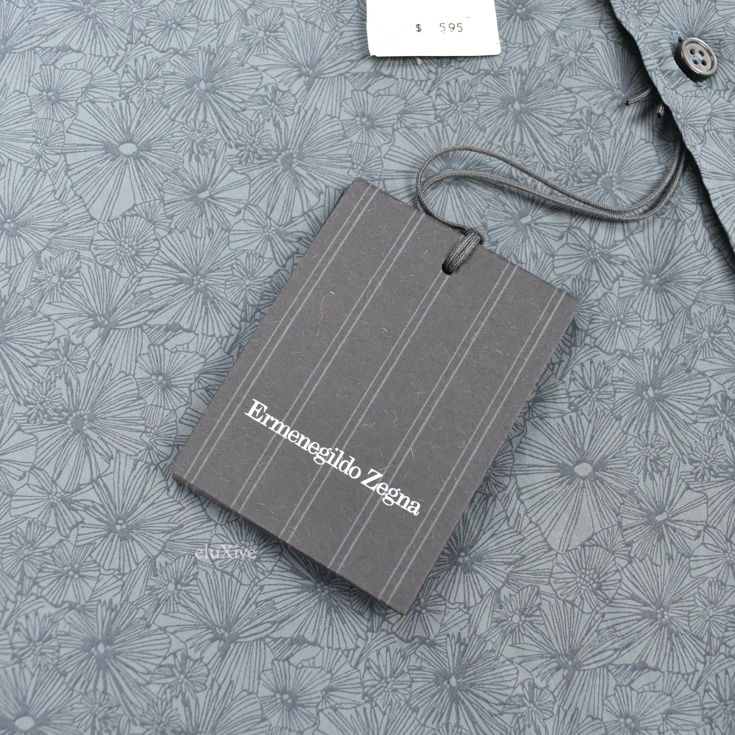 Ermenegildo Zegna - Slate Floral Print Button Down Shirt