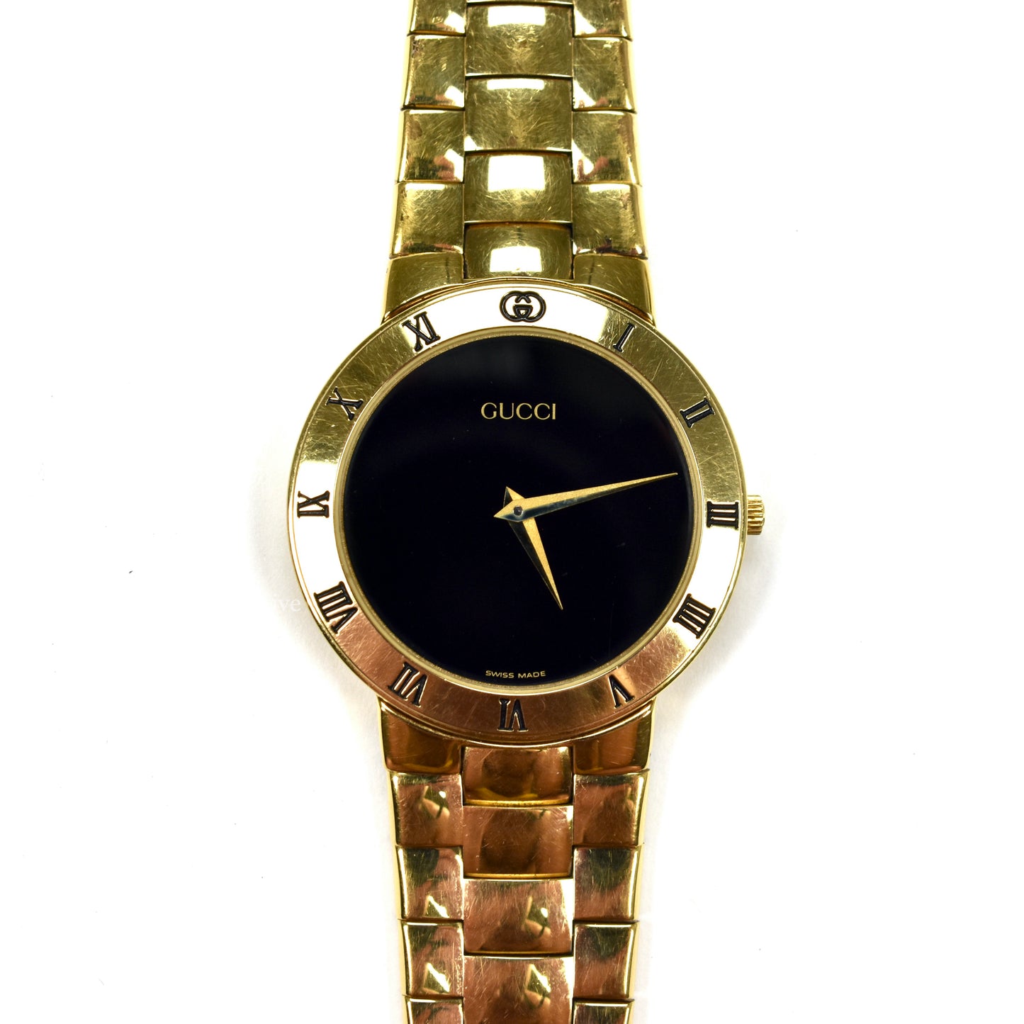 Gucci - 3300M Gold/Black Watch (1994)
