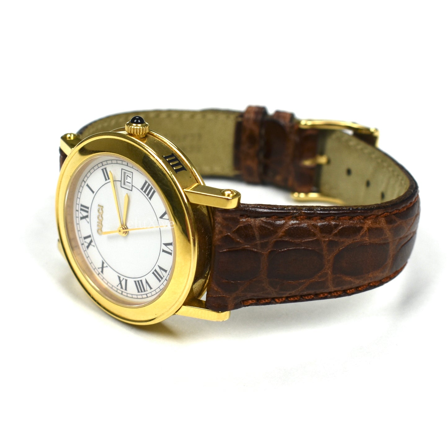 Gucci - 7200M Gold White Dial Watch