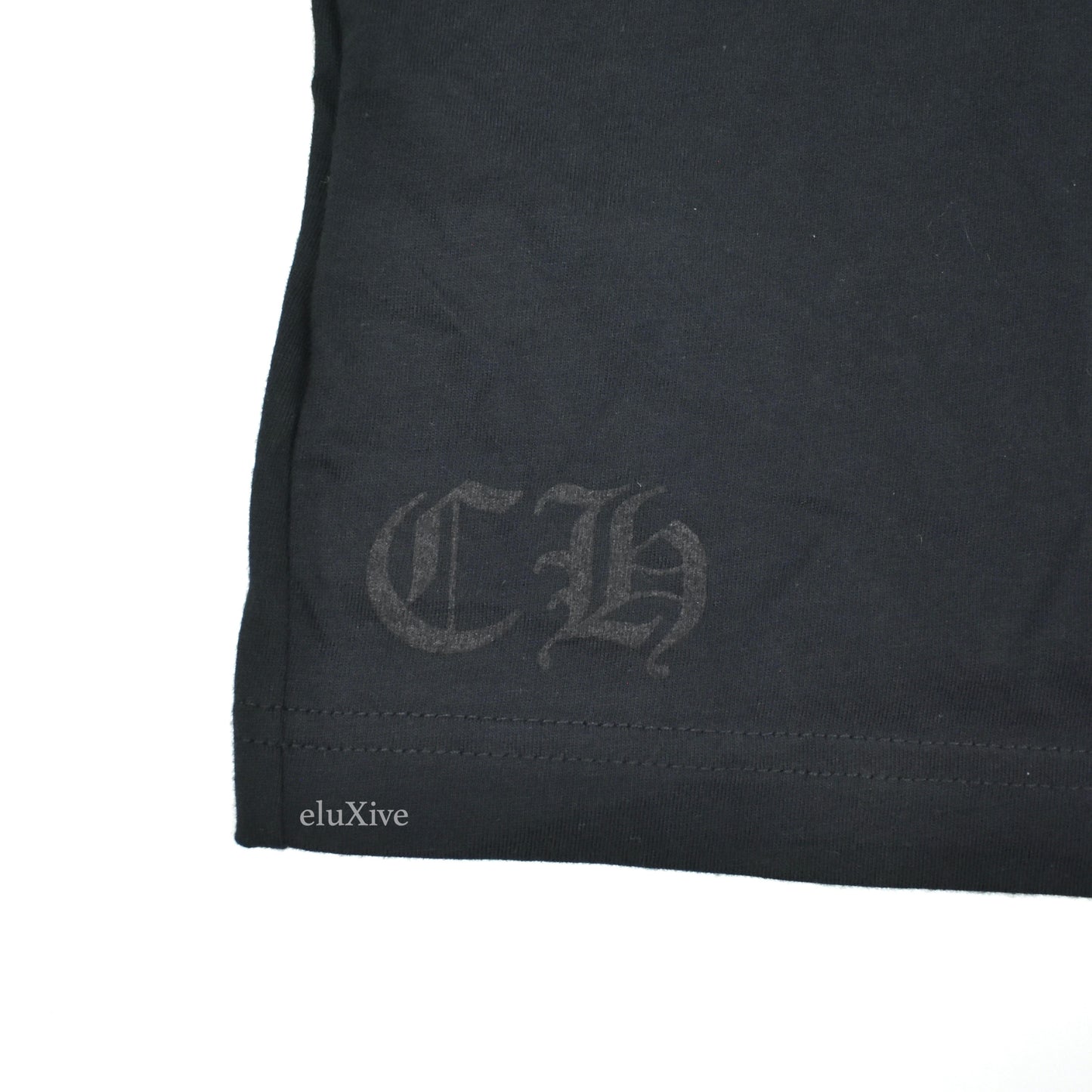 Chrome Hearts - Black Multicolor Horseshoe Logo T-Shirt