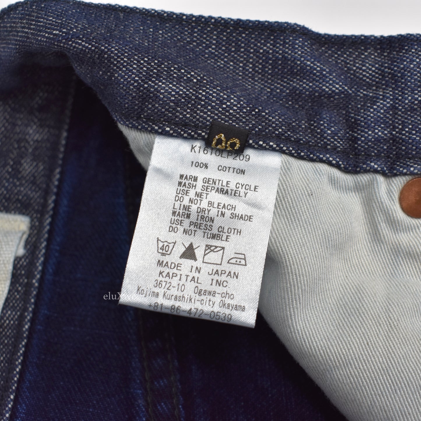 Kapital - Overdyed Blue Denim Jeans