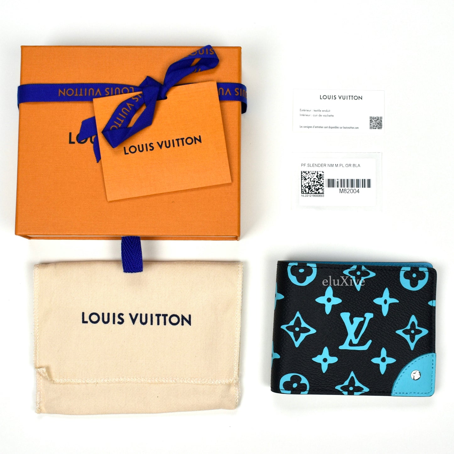 Louis Vuitton - Playground Monogram Slender Wallet (Black)