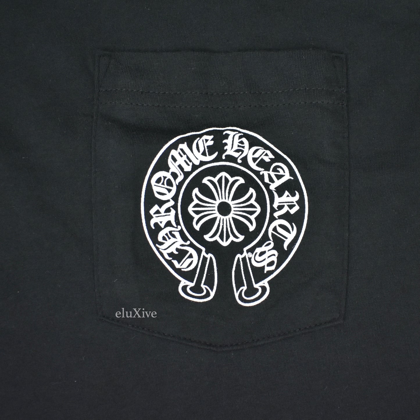 Chrome Hearts - Black Multicolor Horseshoe Logo T-Shirt