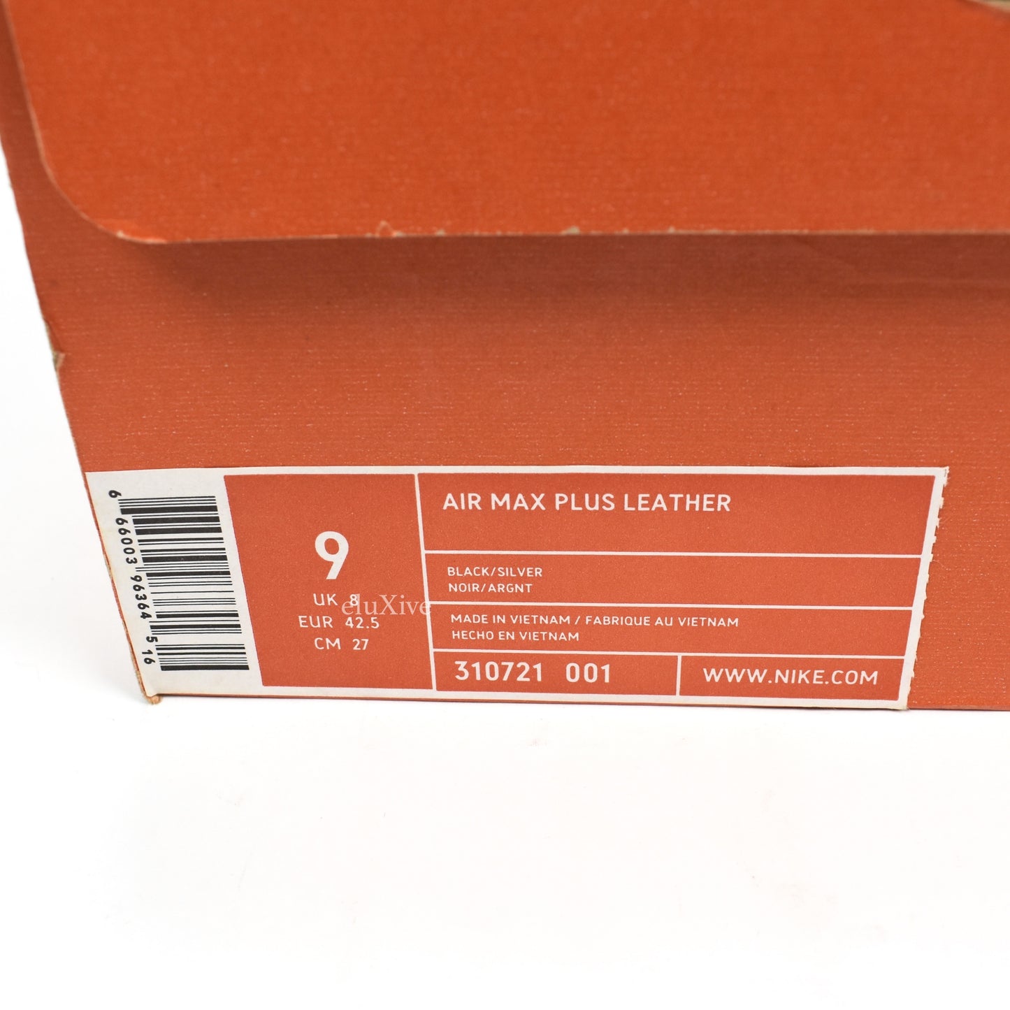 Nike - Air Max Plus TN Leather (Black/Silver)