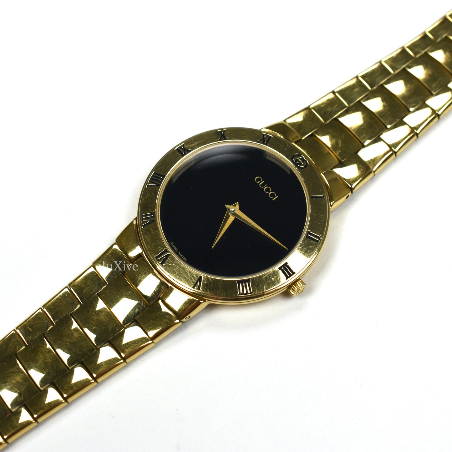 Gucci - 3300M Gold/Black Watch (1994)