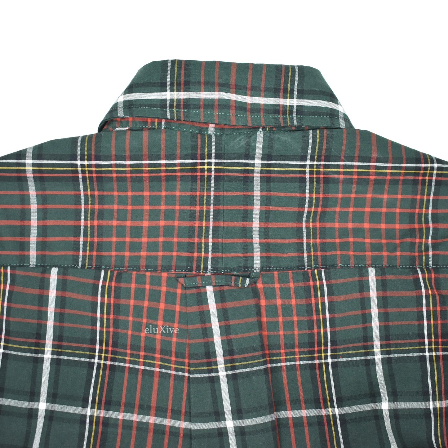 Gitman Vintage - Dark Green/Red/White Plaid Button Down Shirt