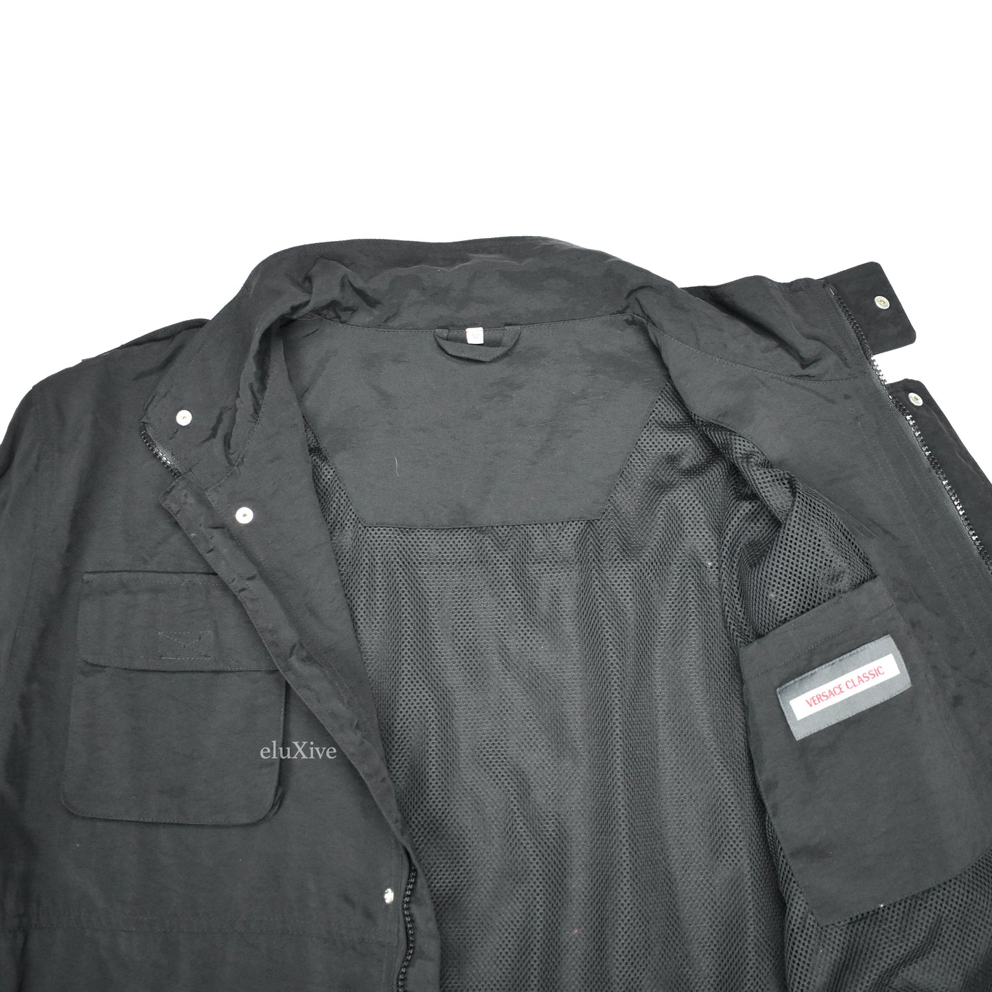 Versace Classic - Black Waterproof Field Jacket