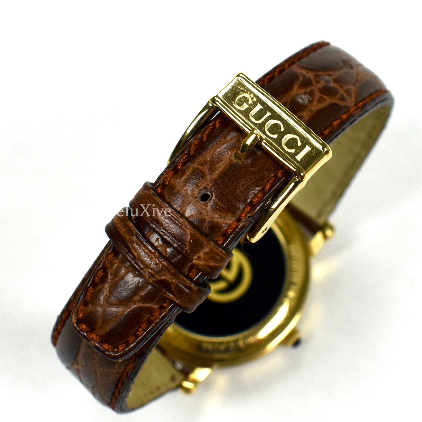 Gucci - 7200M Gold White Dial Watch