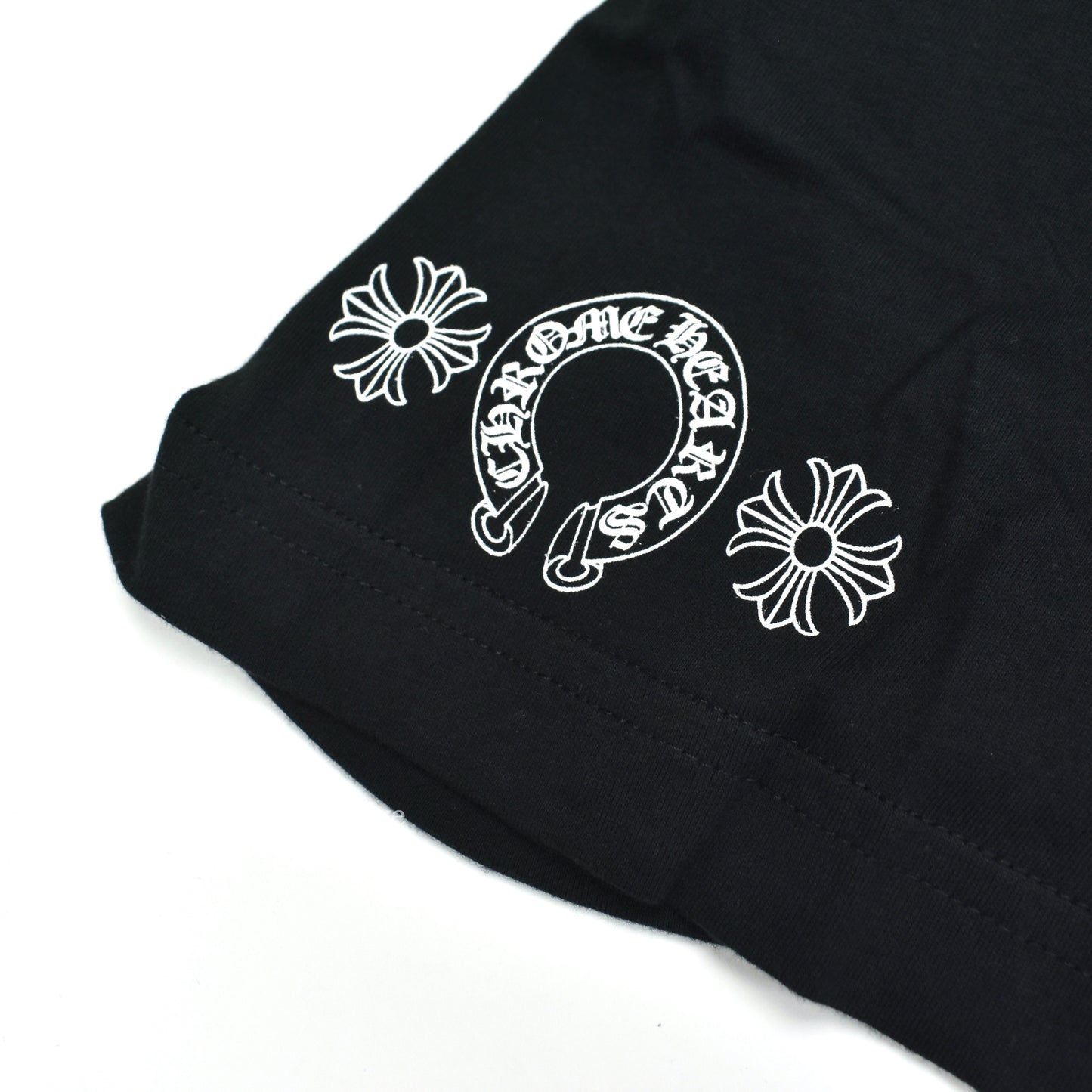 Chrome Hearts - Black Multicolor Horseshoe Logo T-Shirt