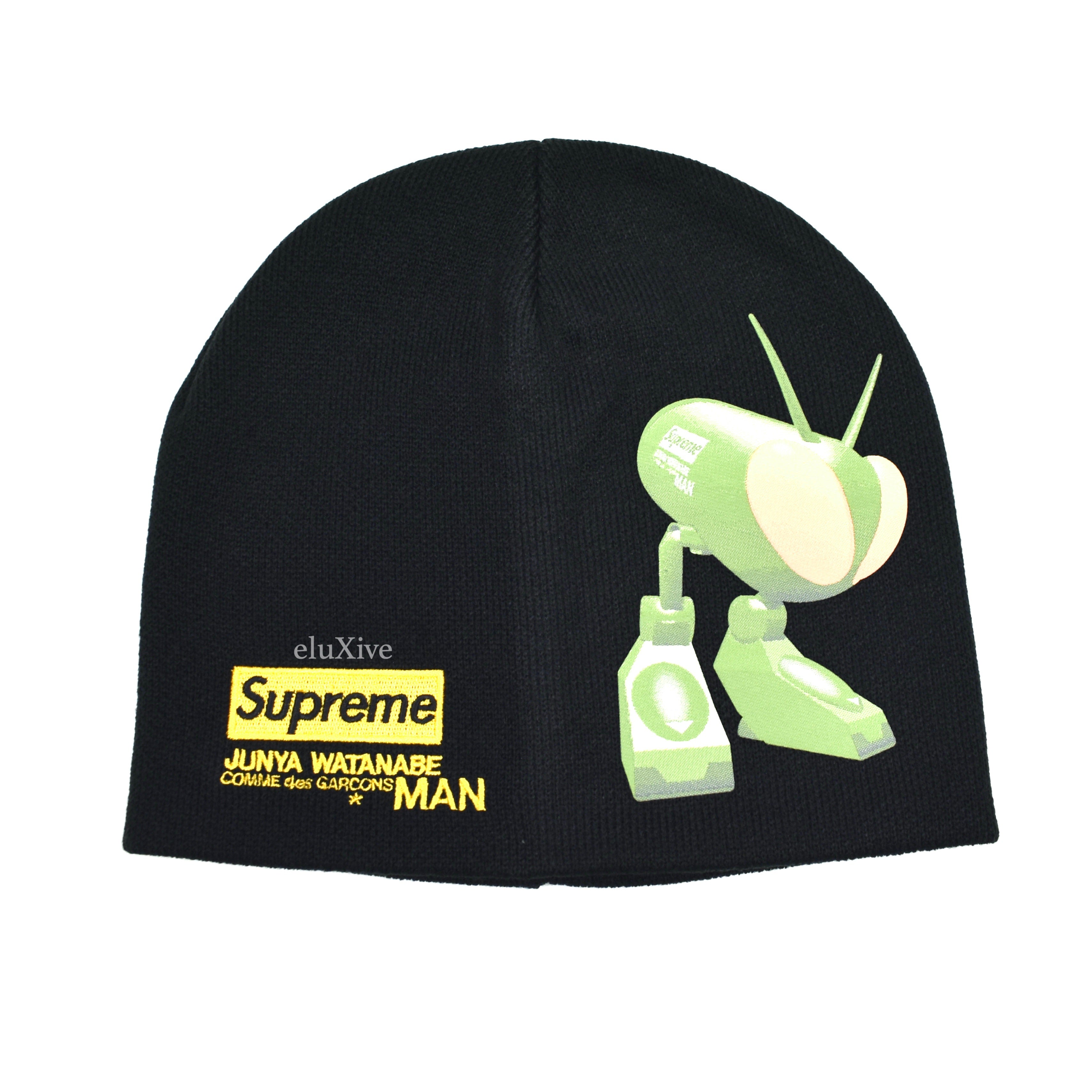 Supreme x Junya Watanabe - Box Logo Embroidered Bug Beanie (Black