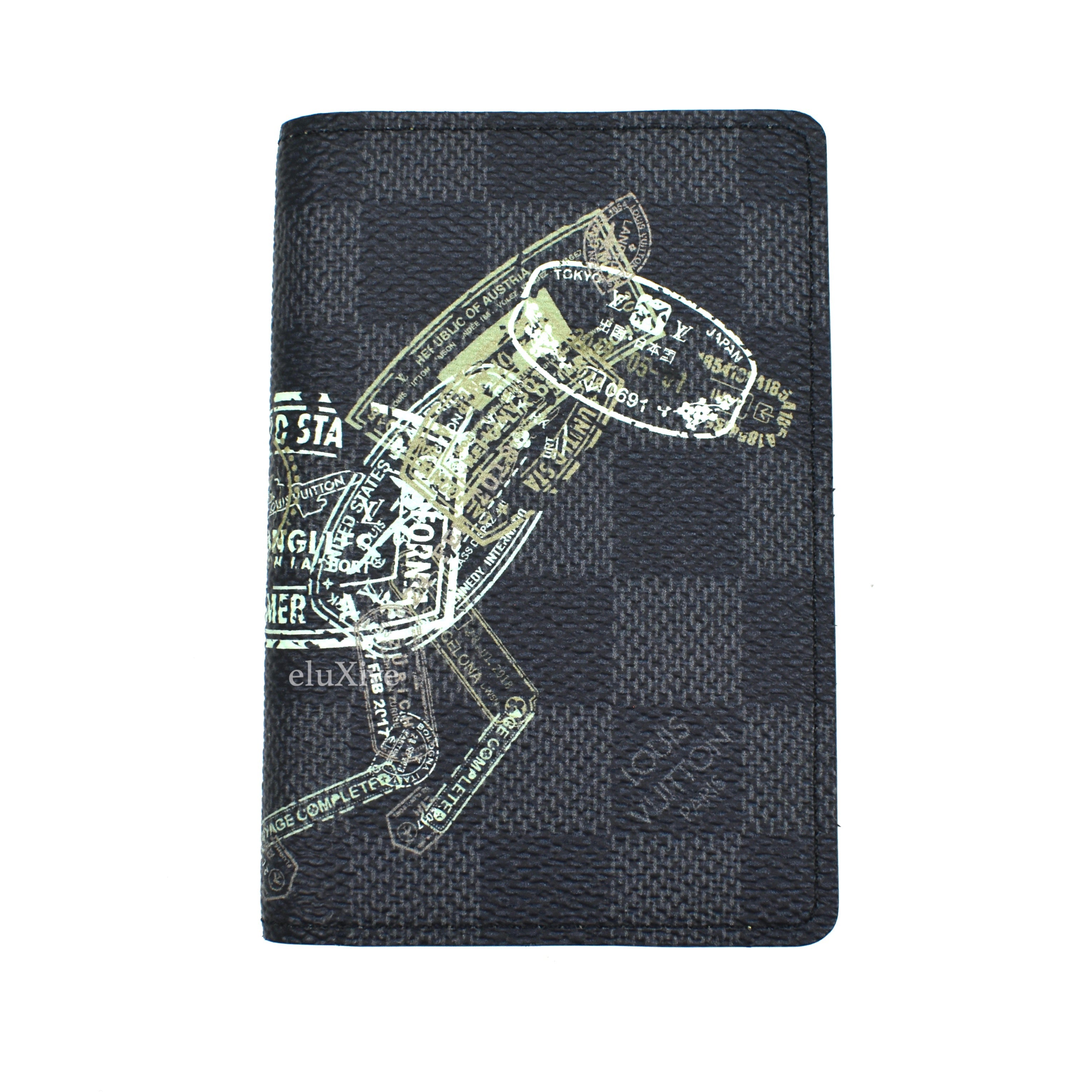 Louis Vuitton - Animal Passport Stamp Damier Slender Wallet – eluXive