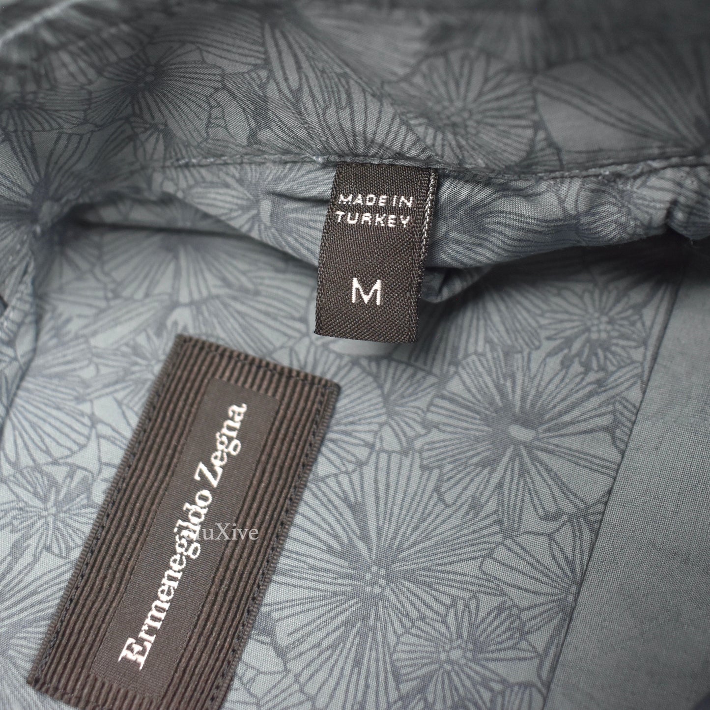 Ermenegildo Zegna - Slate Floral Print Button Down Shirt