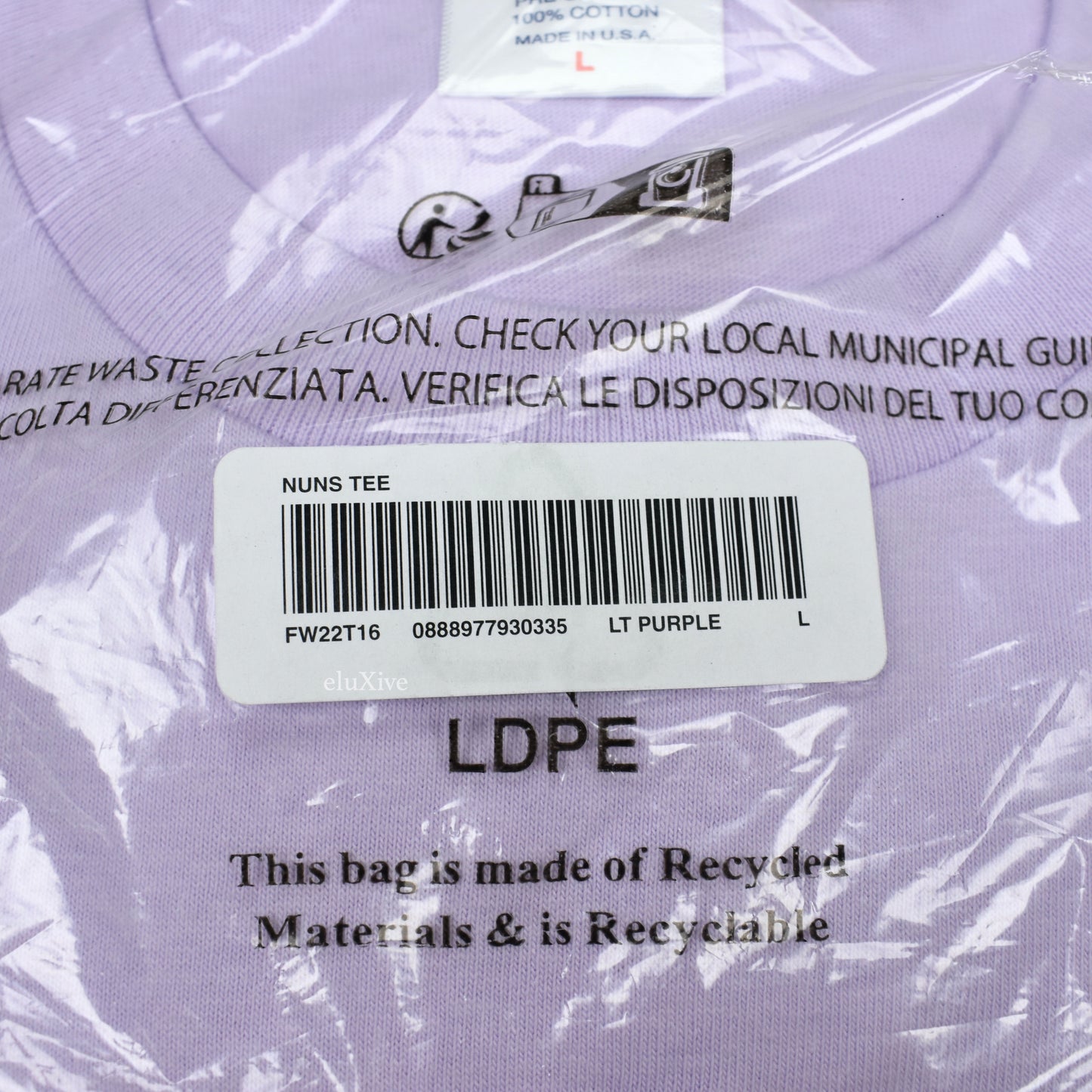 Supreme - Nuns T-Shirt (Light Purple)