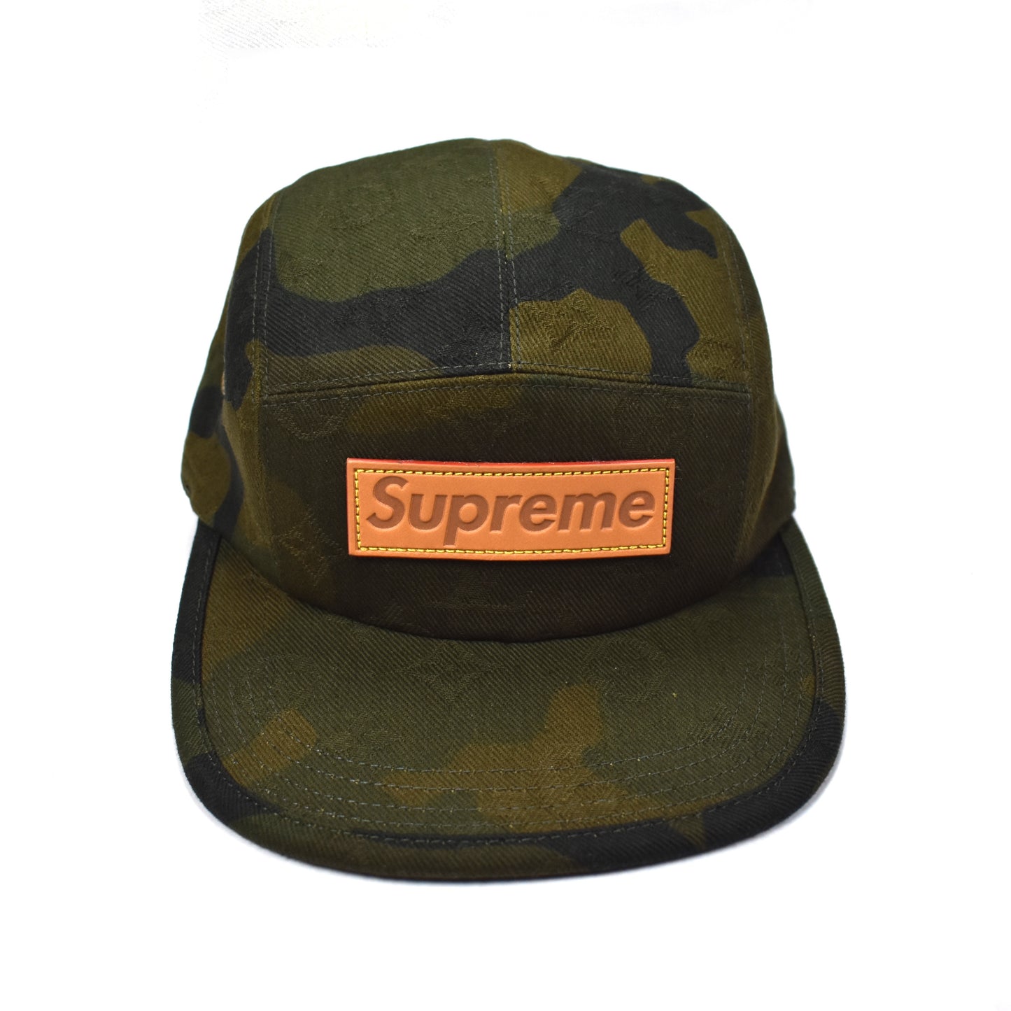 Louis Vuitton x Supreme - Monogram Camo Box Logo Hat