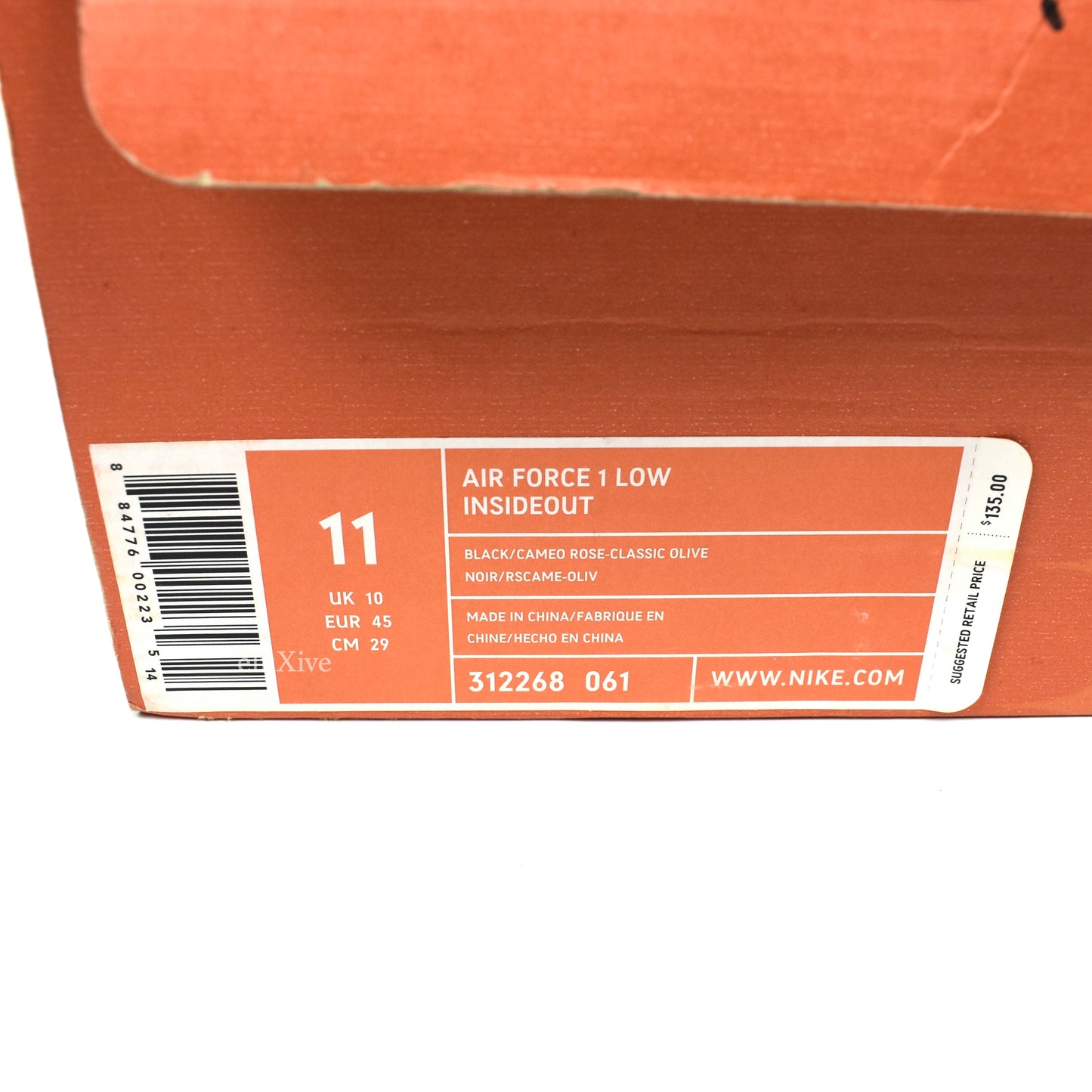 Nike - Air Force 1 Low Insideout 'Harris Tweed' (Black/Pink)