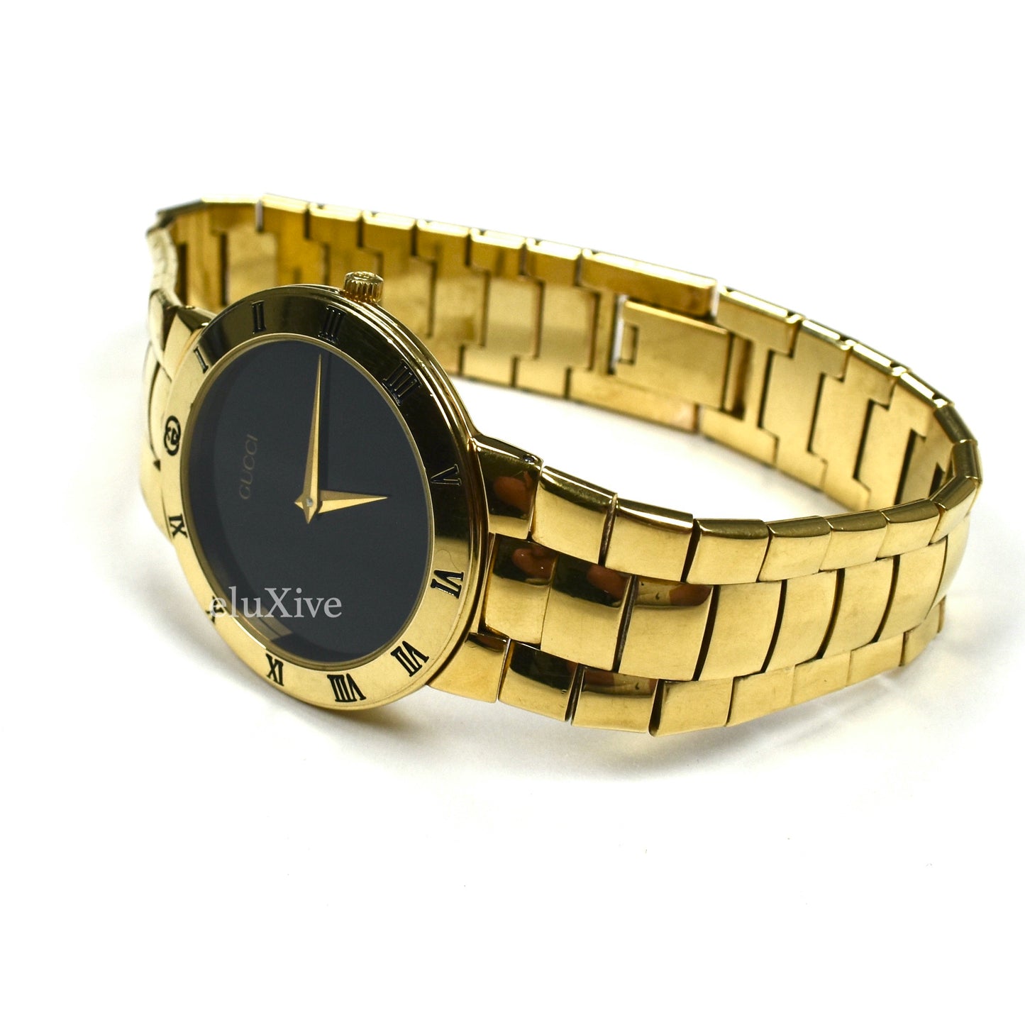 Gucci - 3300M Gold/Black Watch (1994)