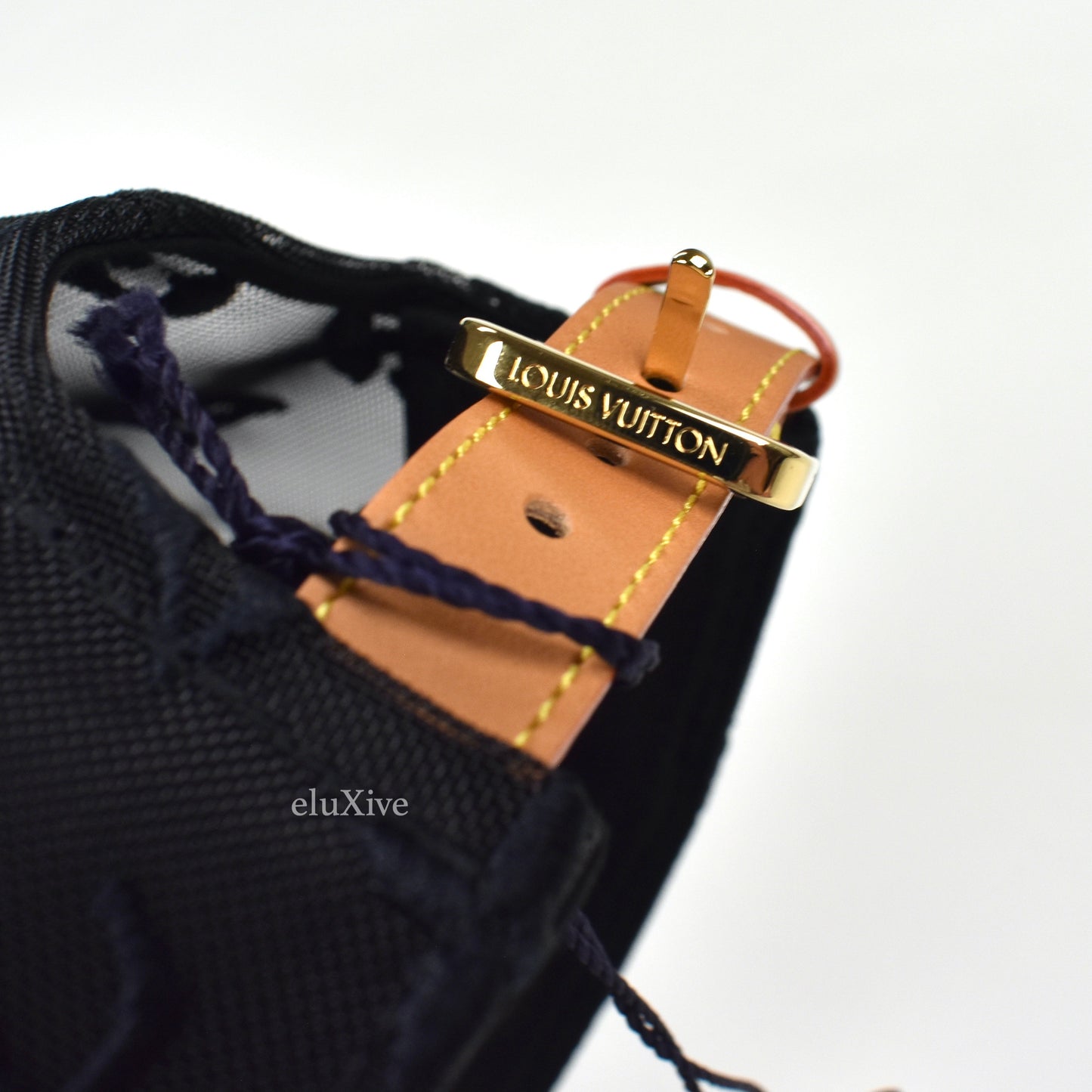 Louis Vuitton - Black LV Mesh Monogram Trucker Hat