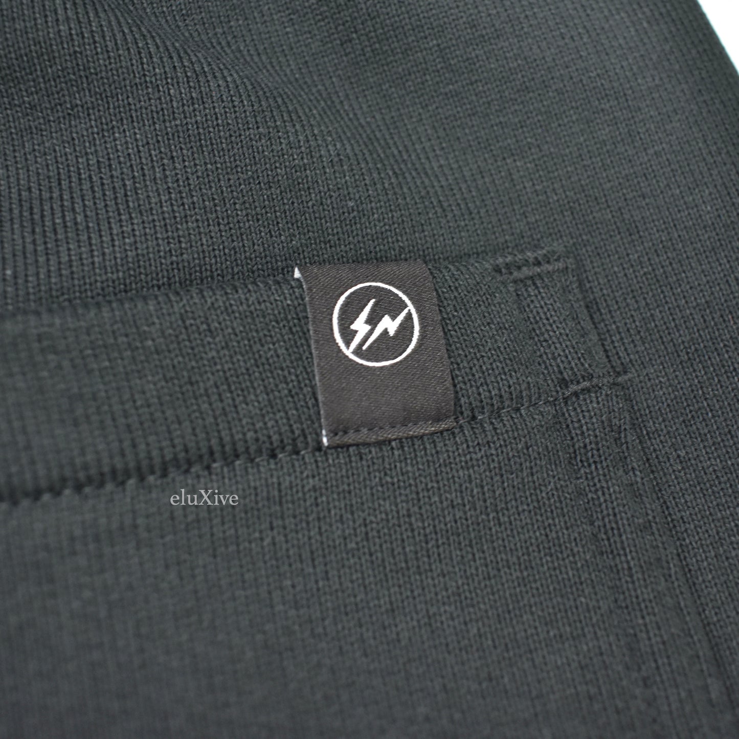 Jordan x Travis Scott x Fragment - Black Logo Embroidered Sweatshorts