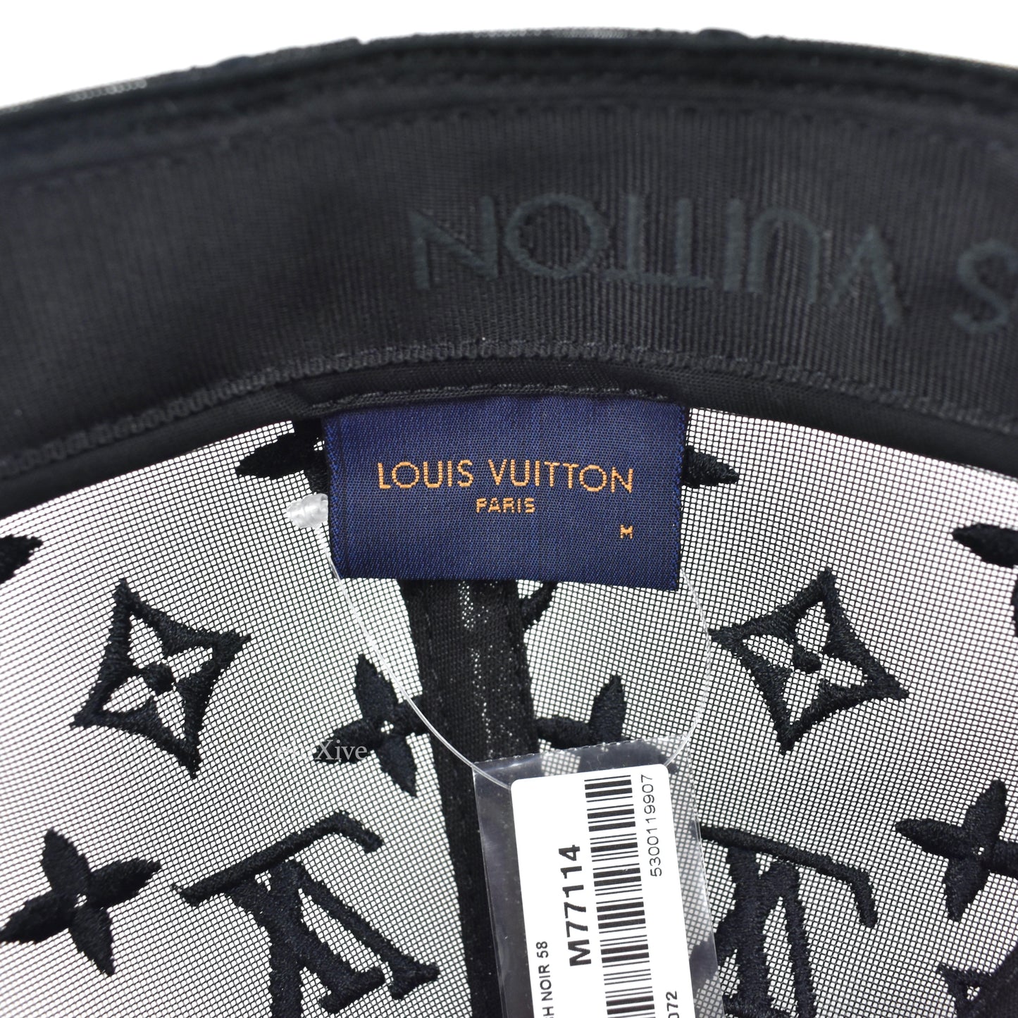 Louis Vuitton - Black LV Mesh Monogram Trucker Hat