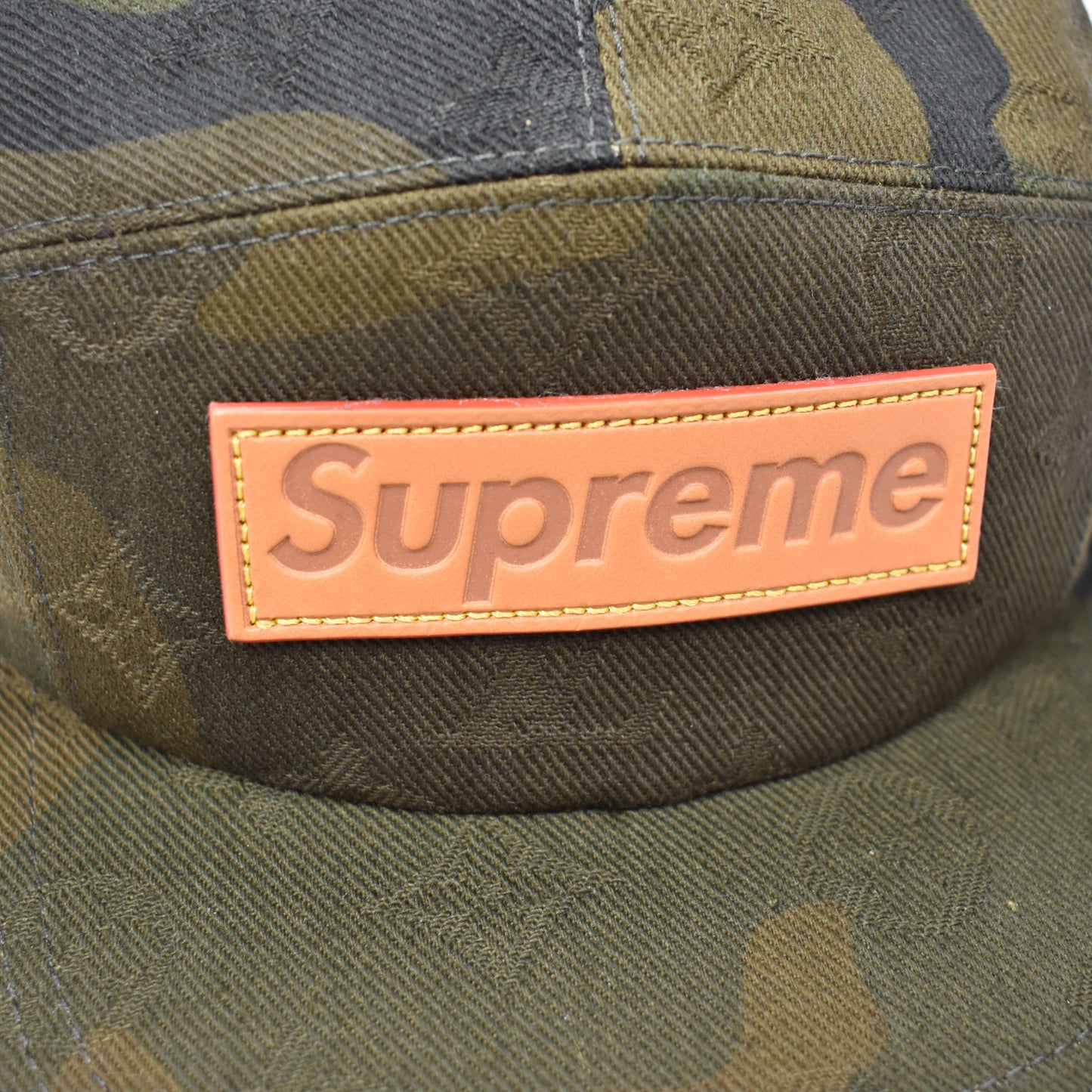 Louis Vuitton x Supreme - Monogram Camo Box Logo Hat