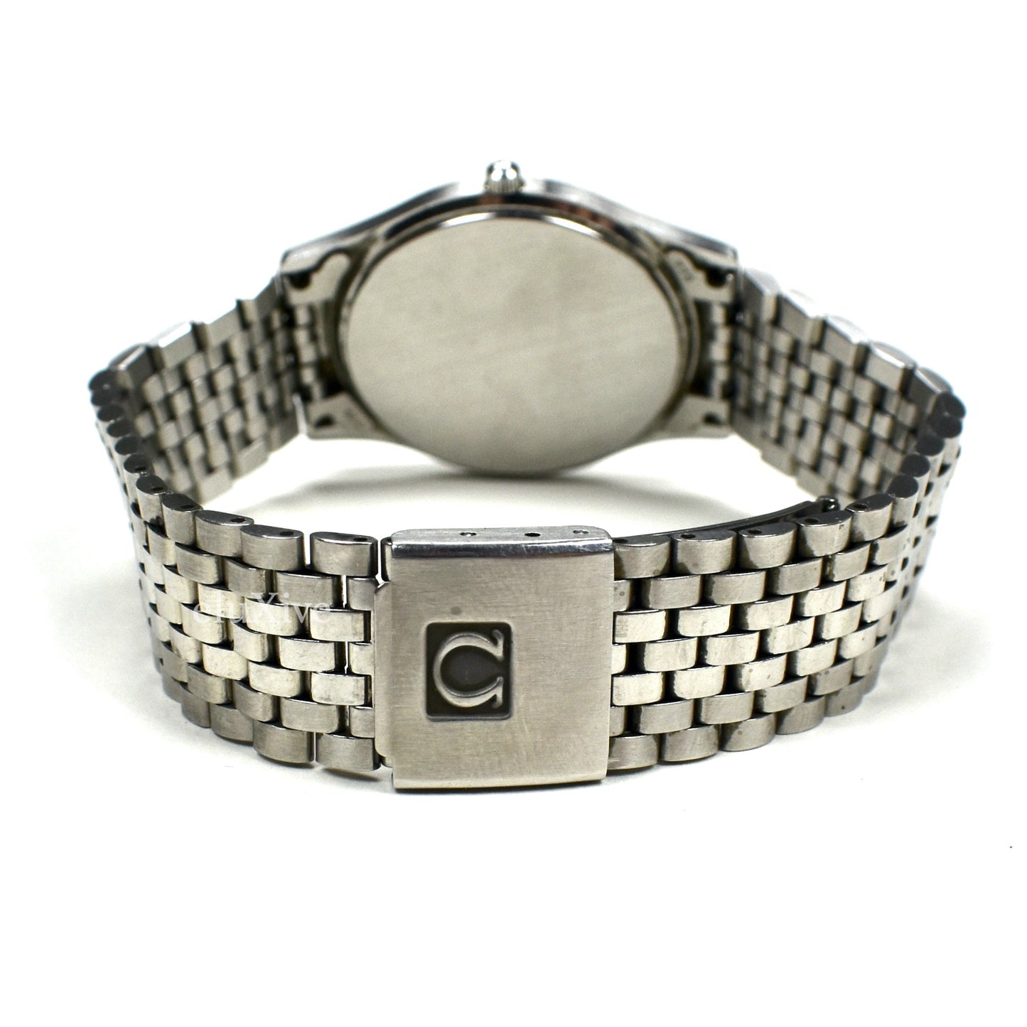 Omega - Seamaster Date 1430 Silver Waffle Dial Watch