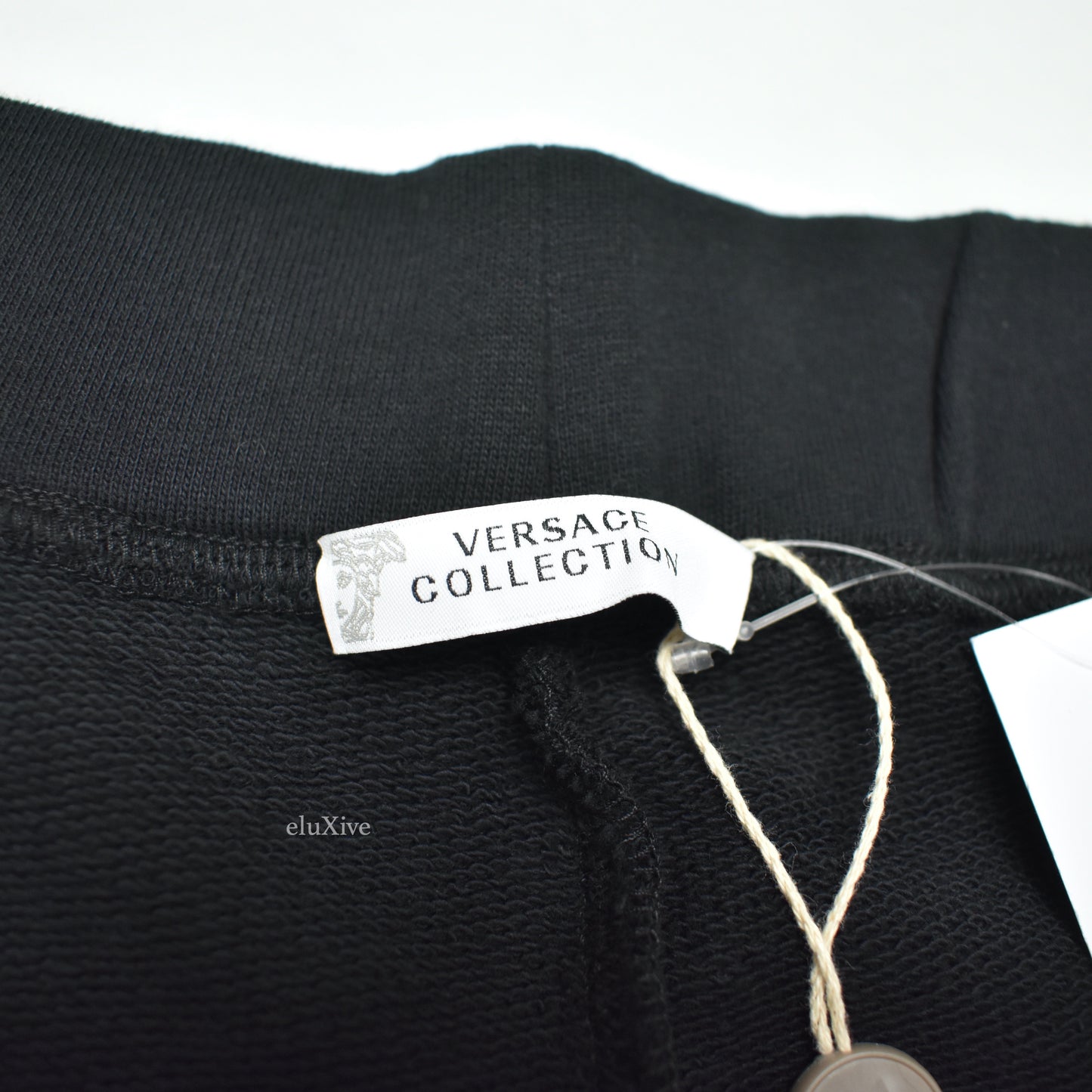Versace Collection - Black Medusa Logo Jogger Pants
