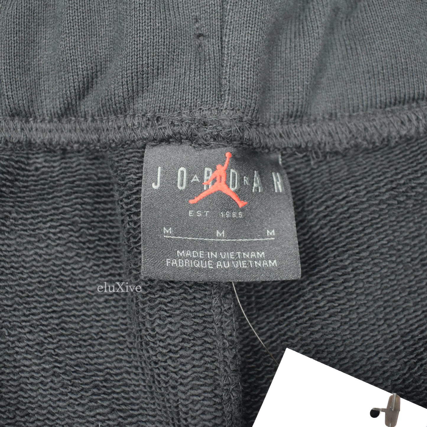 Jordan x Travis Scott x Fragment - Black Logo Embroidered Sweatshorts