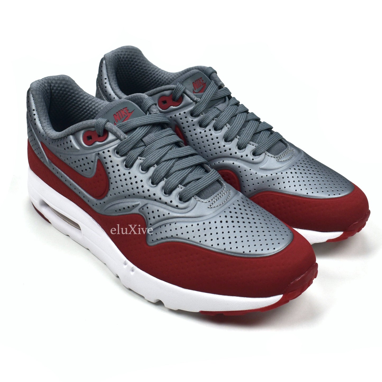 Nike - Air Max 1 Ultra Moire 'Anniversary' (Metallic Gray/Red/White)
