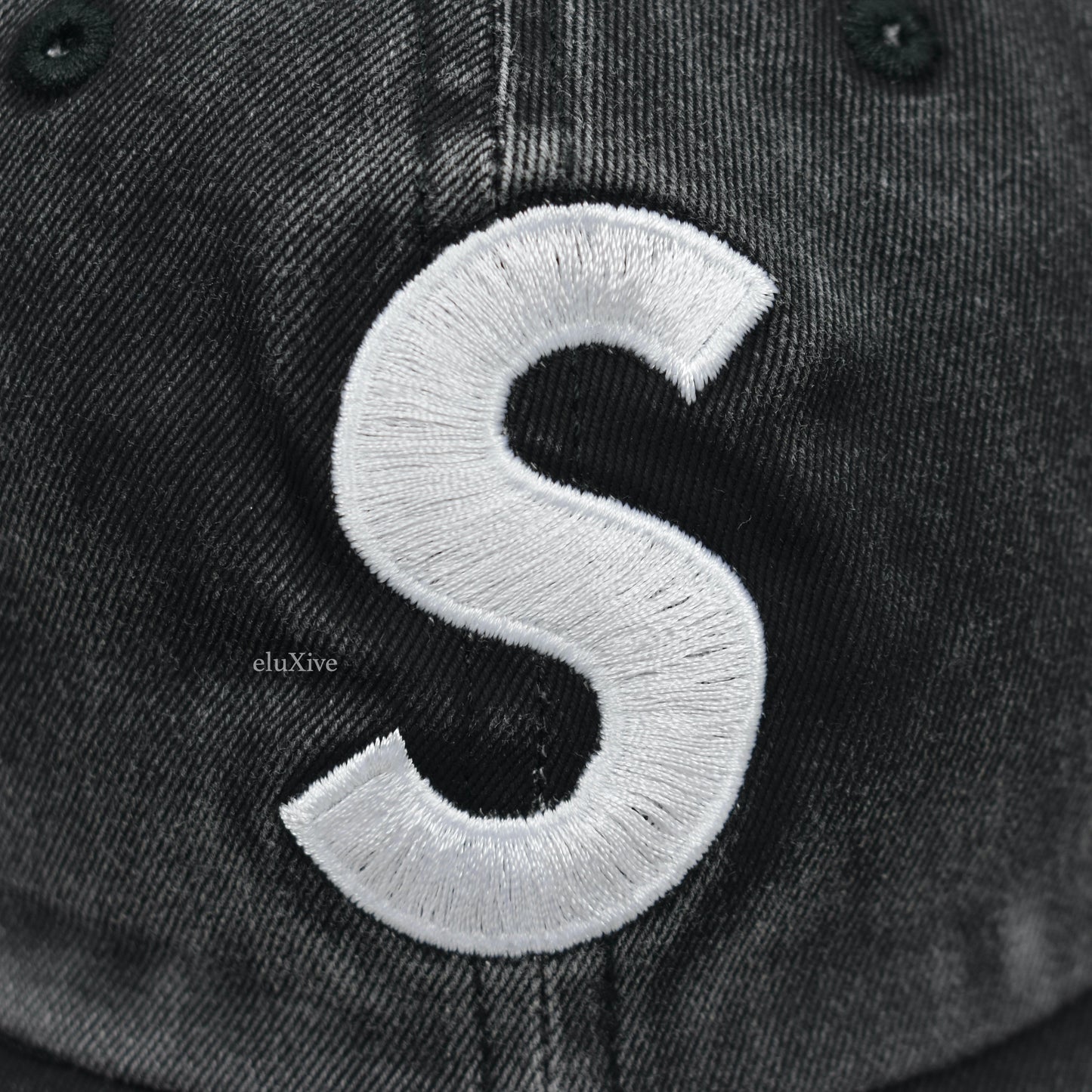 Supreme - Pigment Print S-Logo Hat (Black)