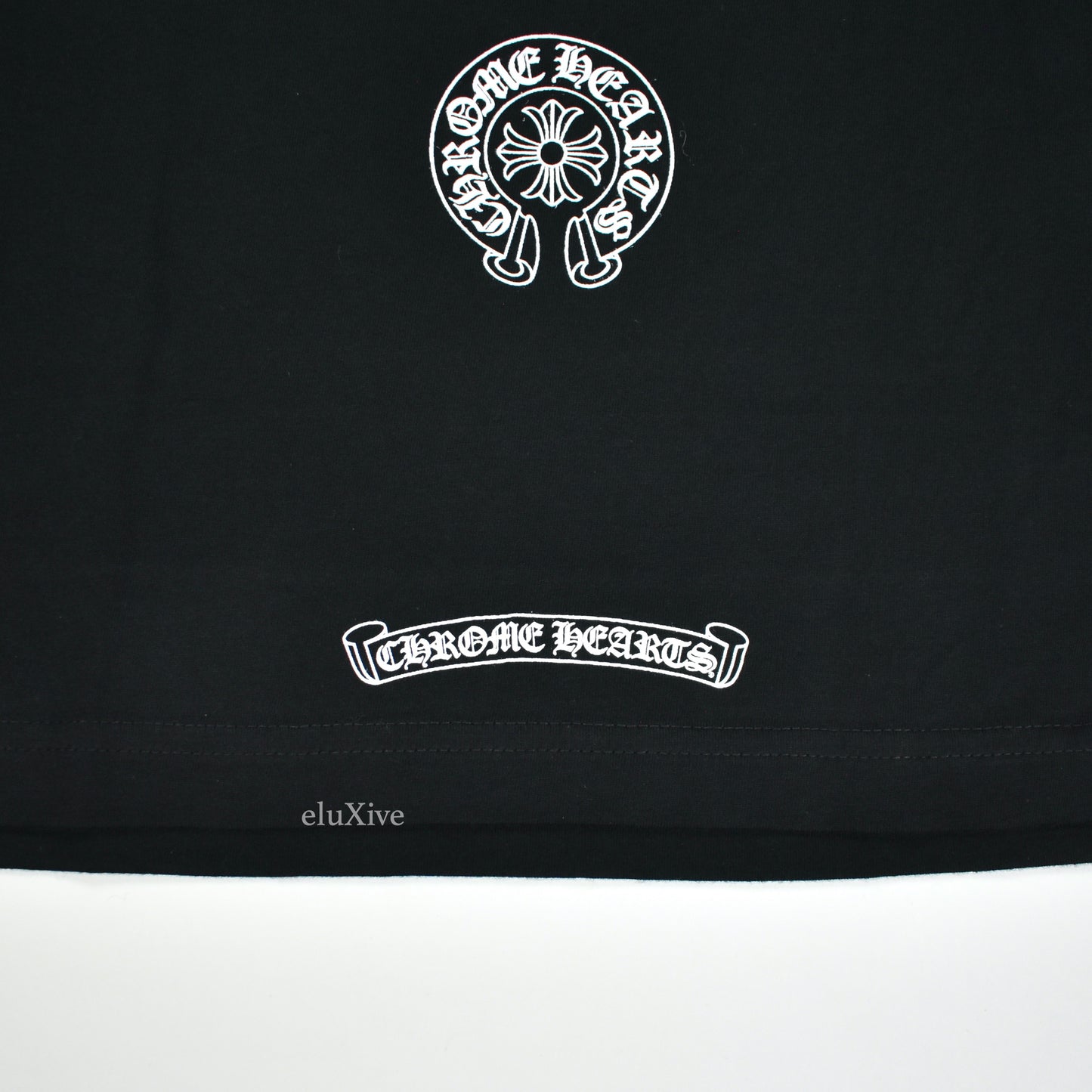 Chrome Hearts - Black Multicolor Horseshoe Logo T-Shirt