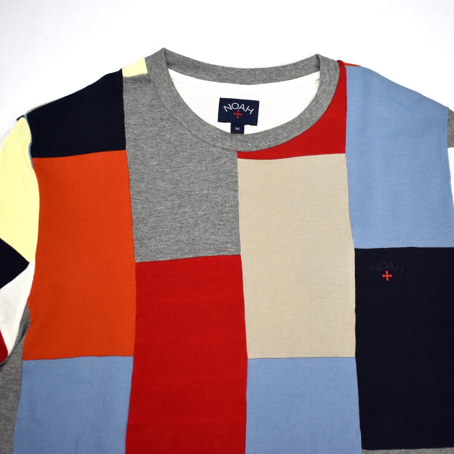 Noah - Patchwork Pique Logo Shirt