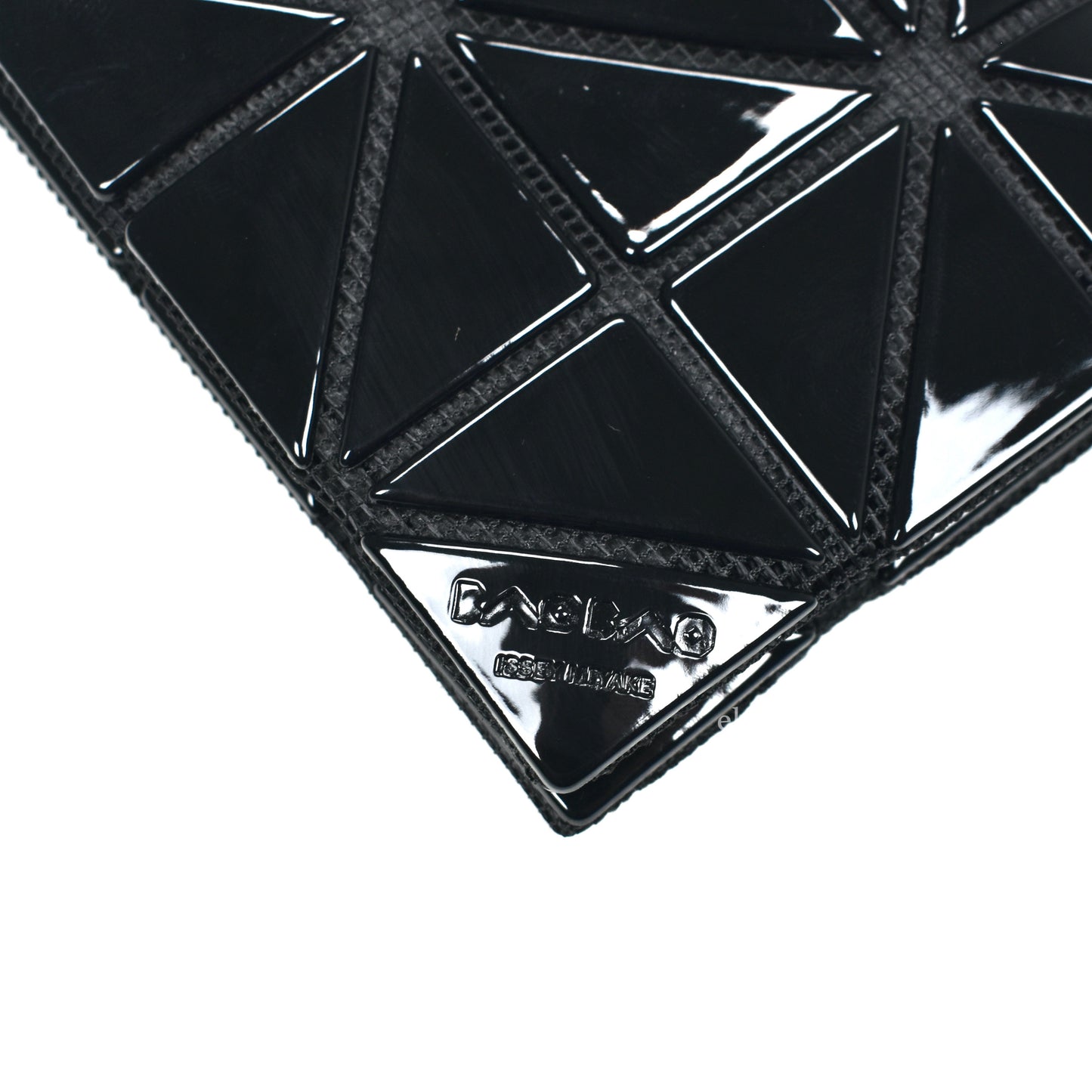 Baobao Issey Miyake - Black Geometric Mini Bifold Wallet